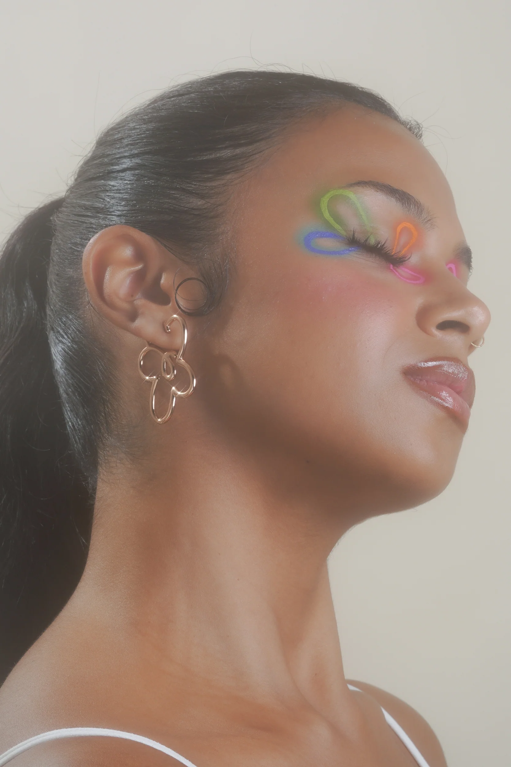 Butterflower Doodle Hoops (Pair) - Image 3