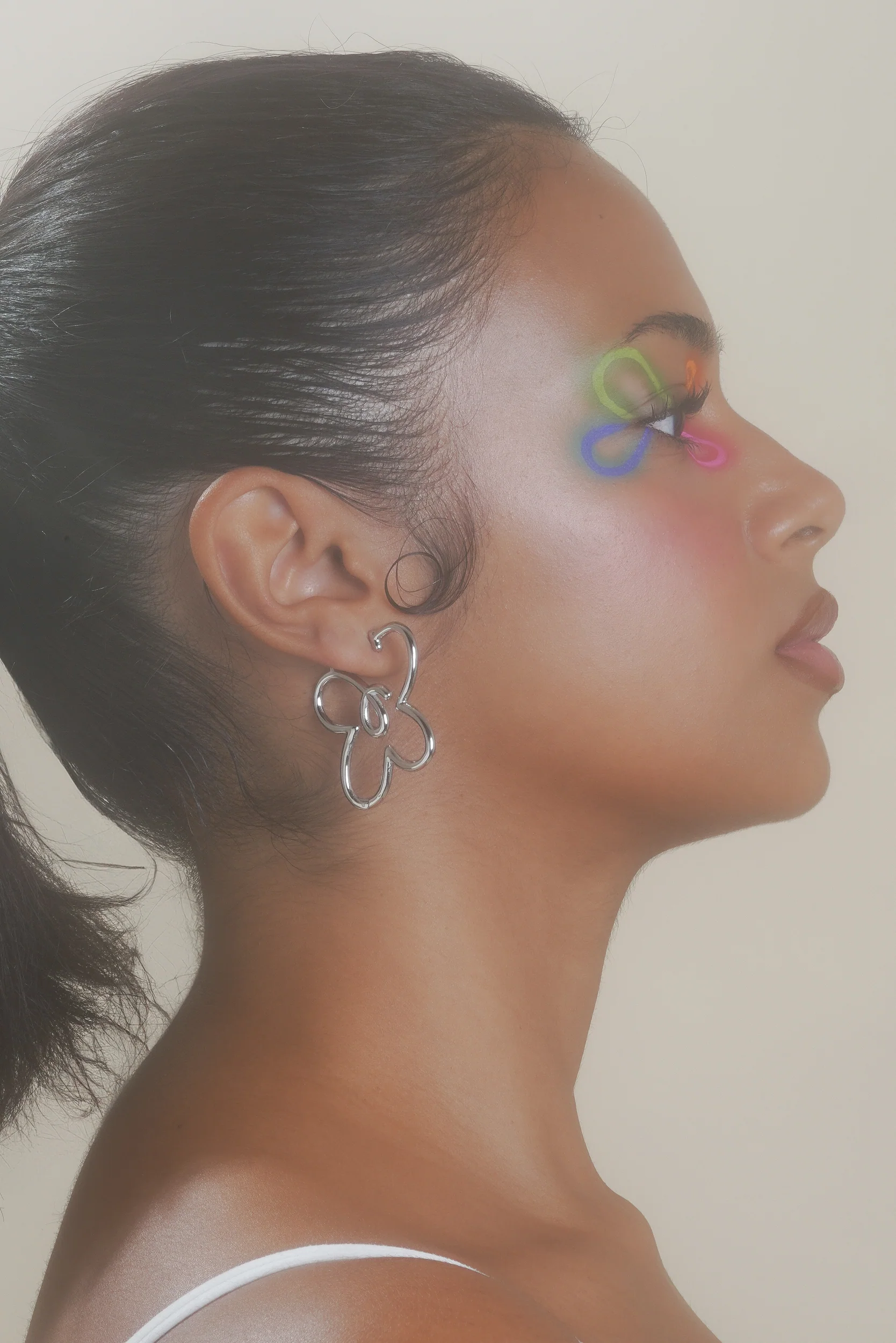 Butterflower Doodle Hoops (Pair) - Image 5