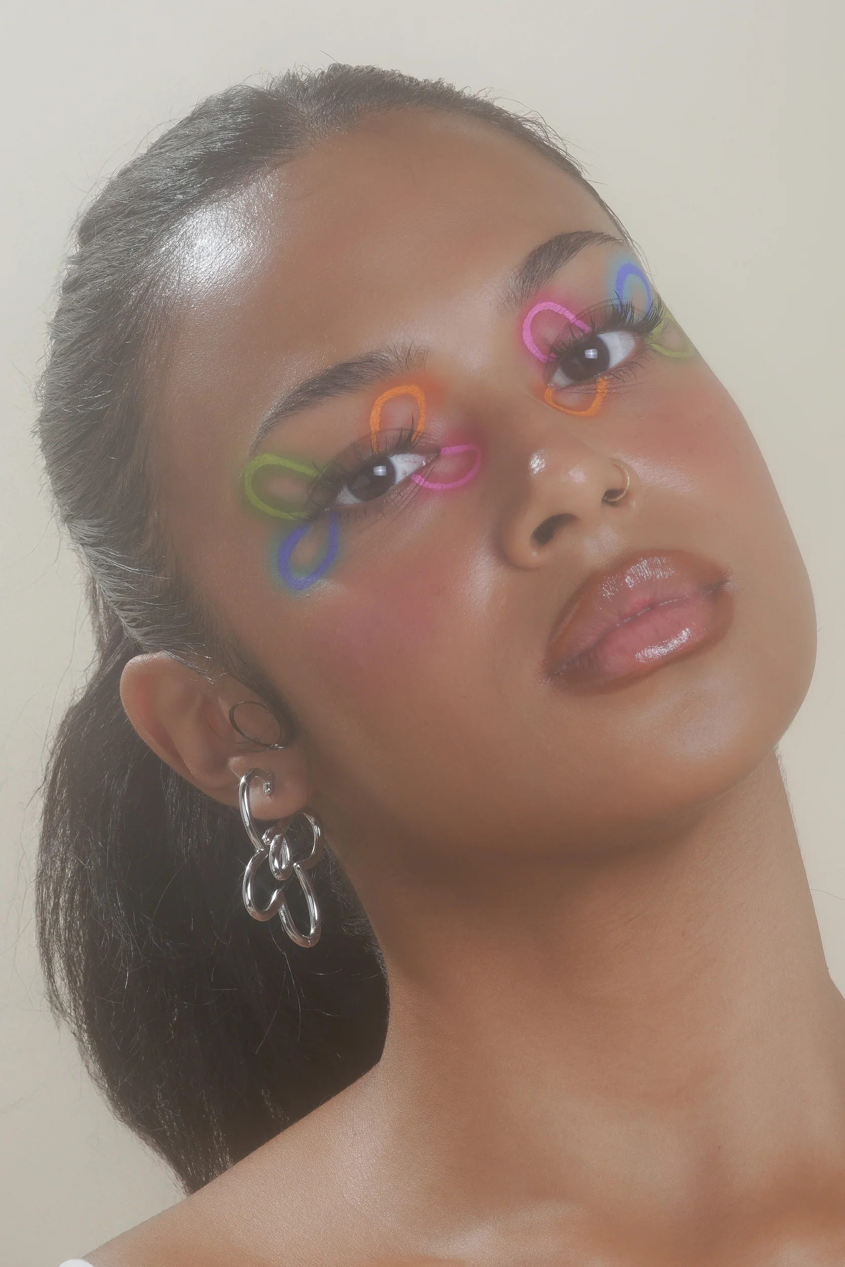 Butterflower Doodle Hoops (Pair) - Image 6