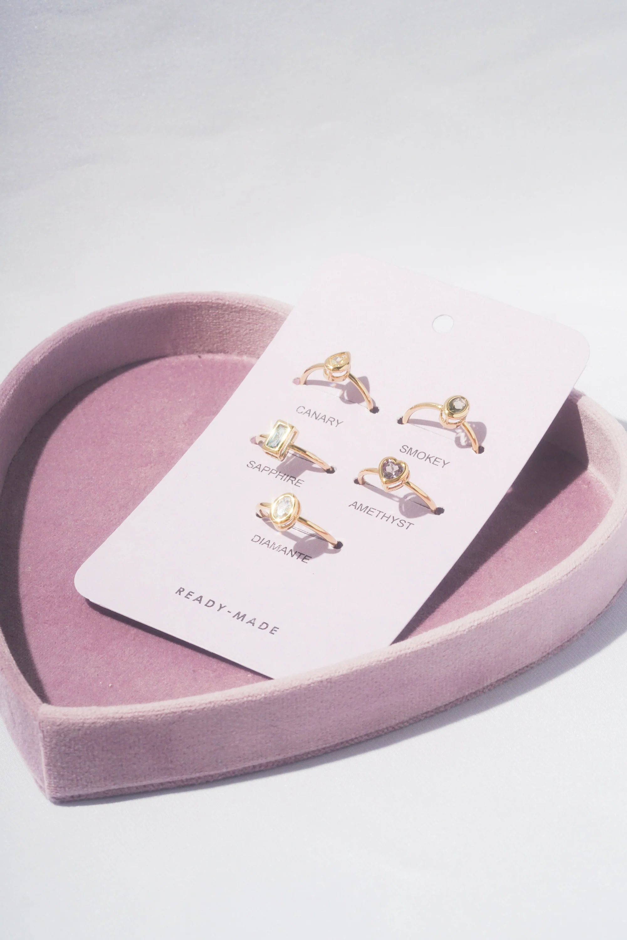 Canary Teardrop Bezel Ring - Image 7