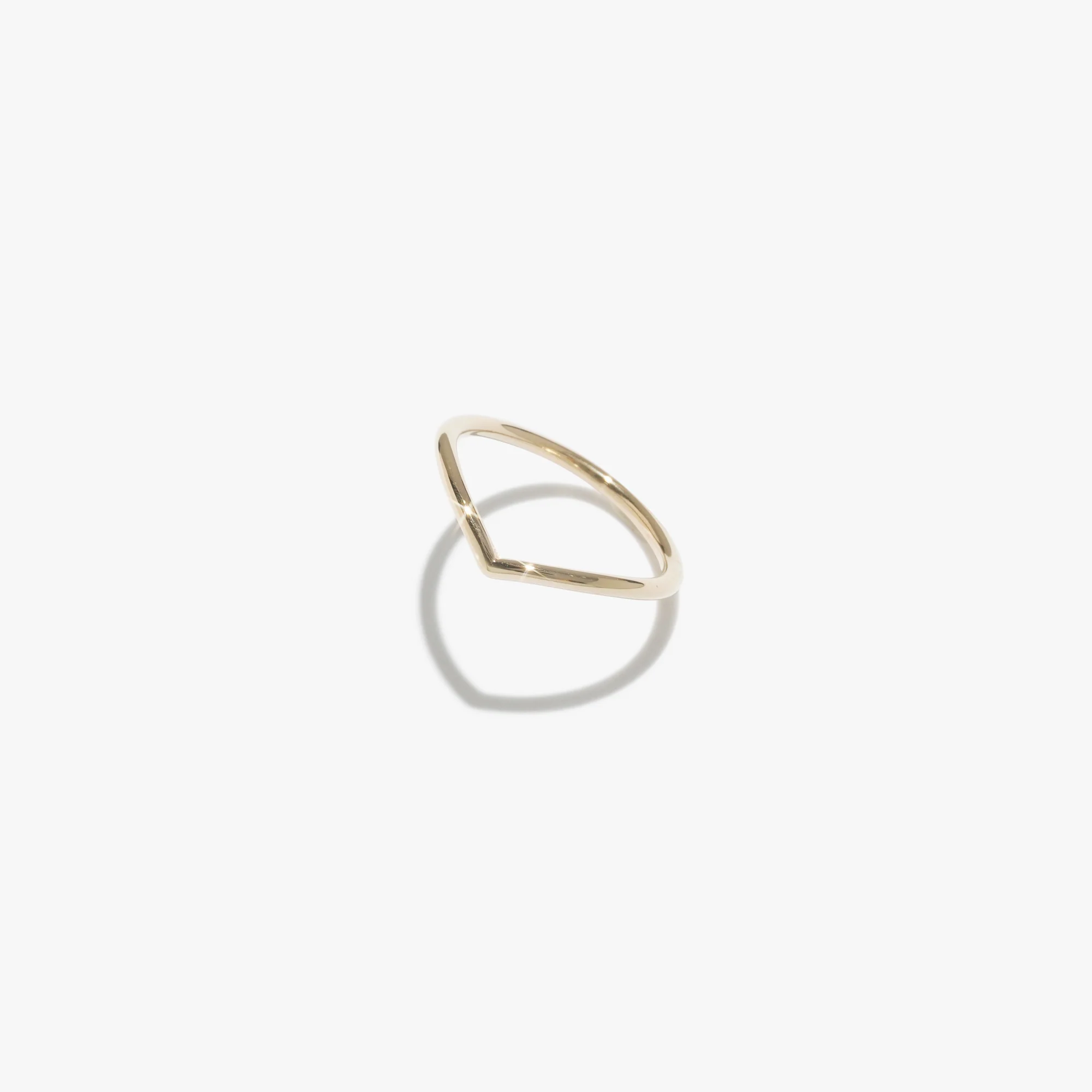 Chevron Midi Ring