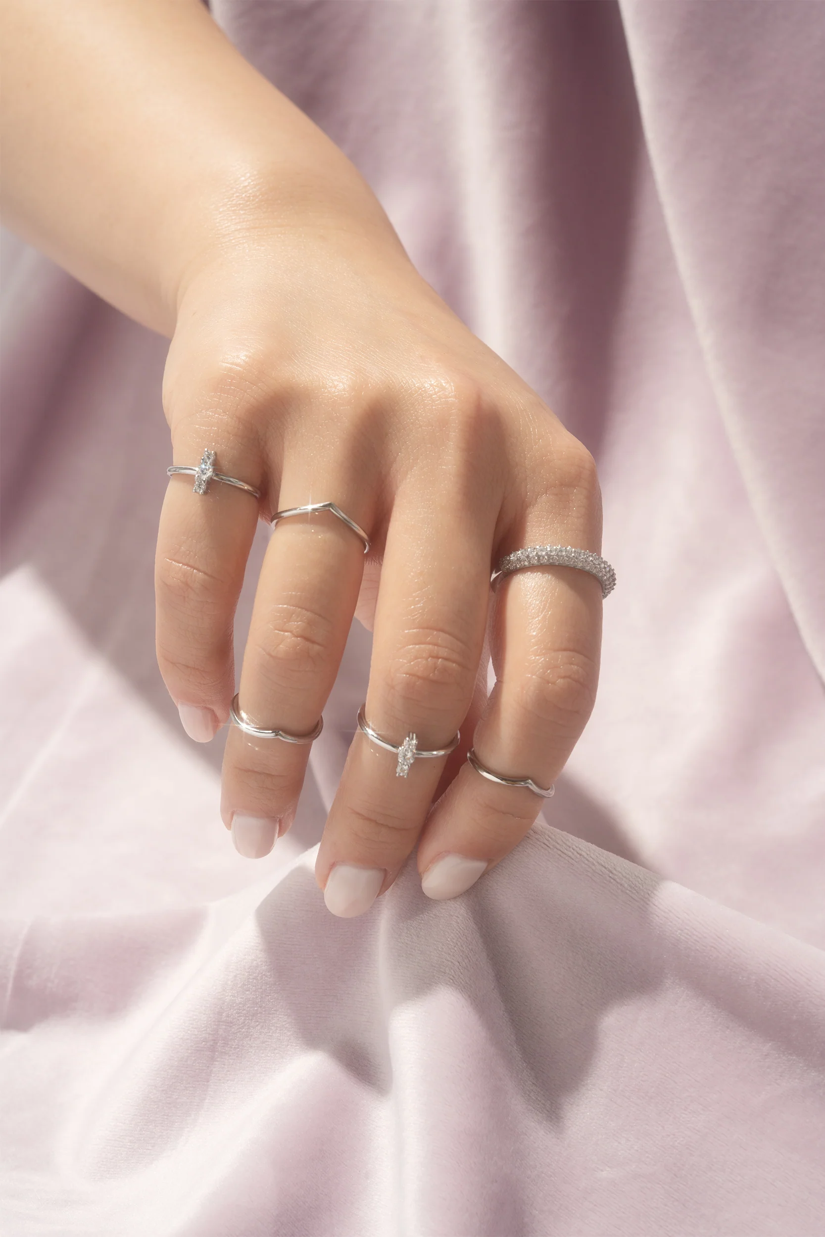 Chevron Midi Ring - Image 11