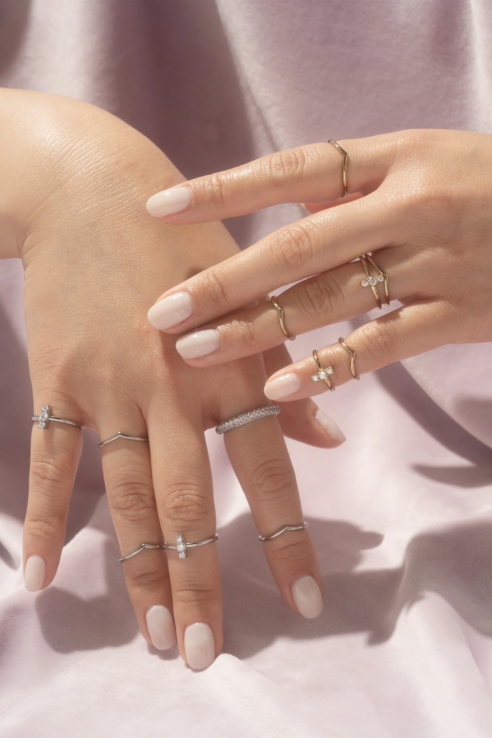 Chevron Midi Ring - Image 5