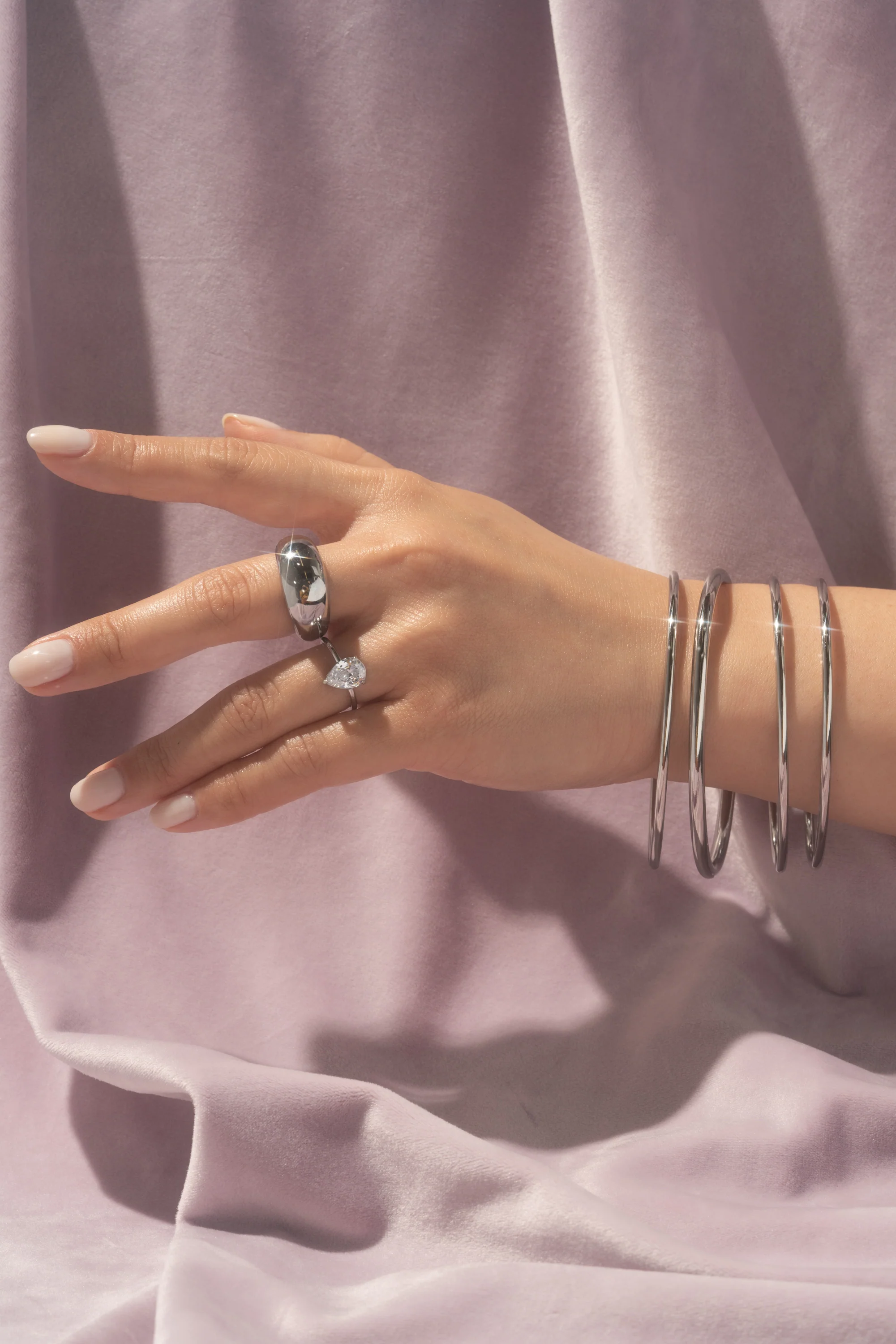 Chunky Bangle - Hypoallergenic Steel - Image 10