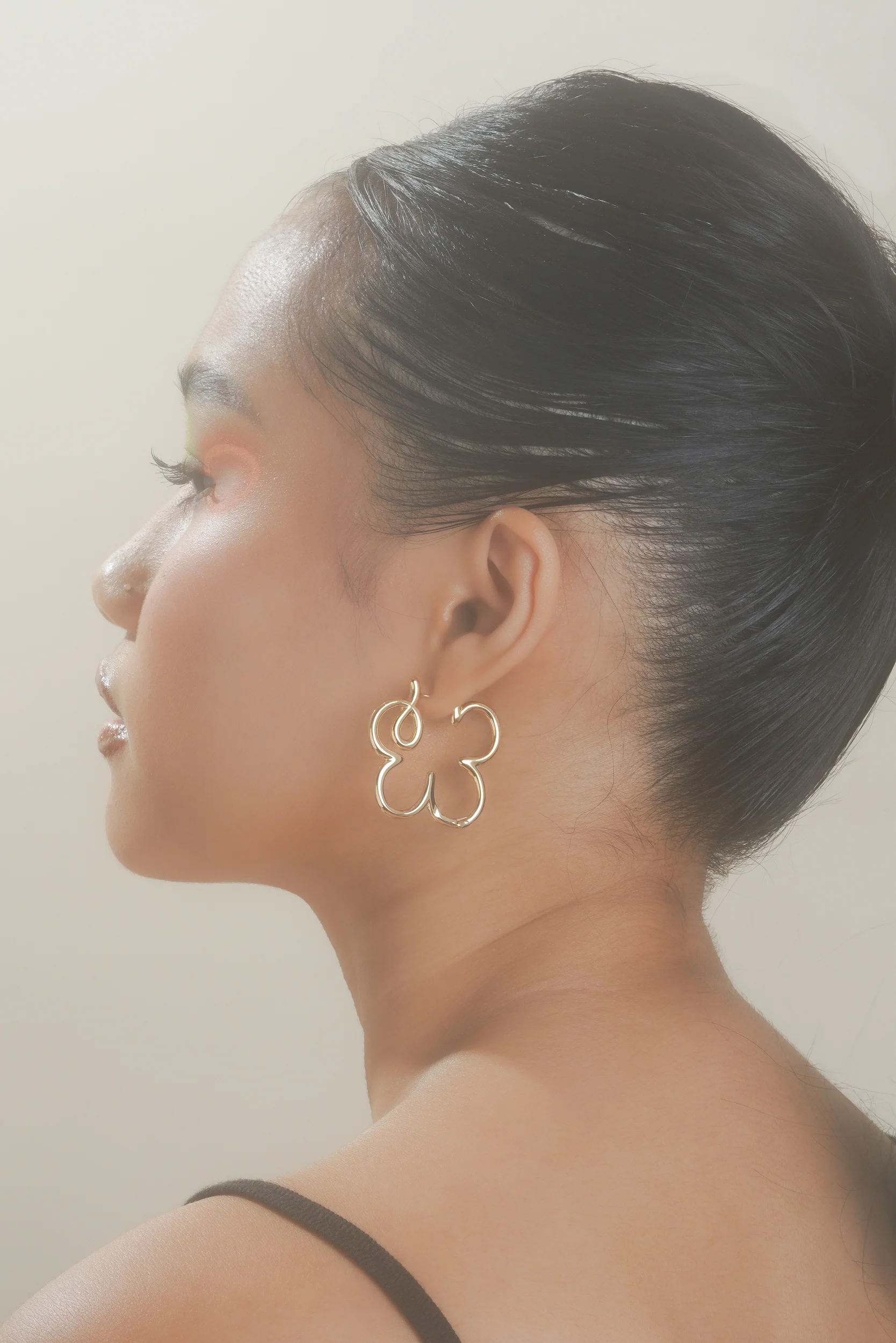 Clover Doodle Hoops (Pair) - Image 3