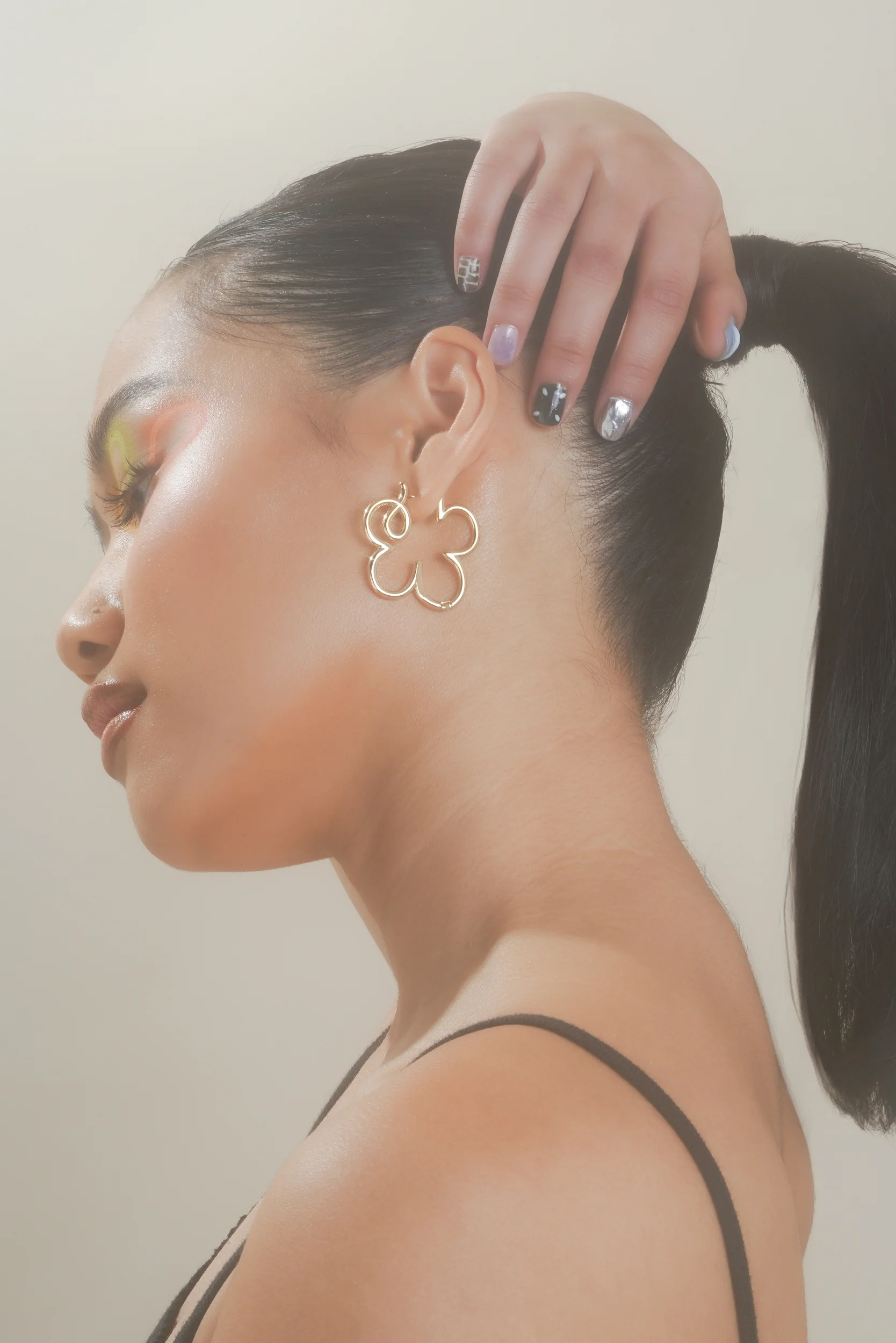 Clover Doodle Hoops (Pair) - Image 7
