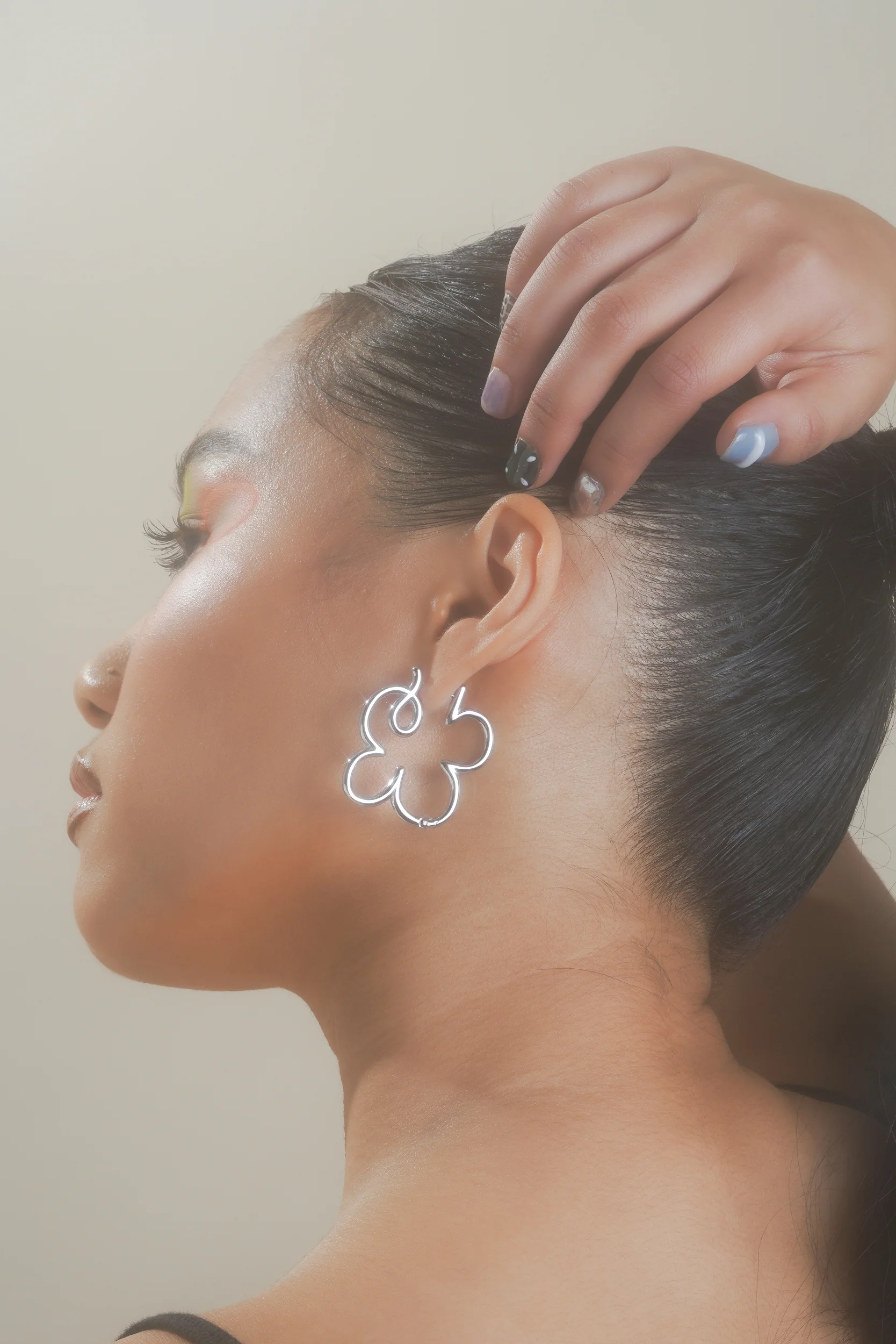 Clover Doodle Hoops (Pair) - Image 9
