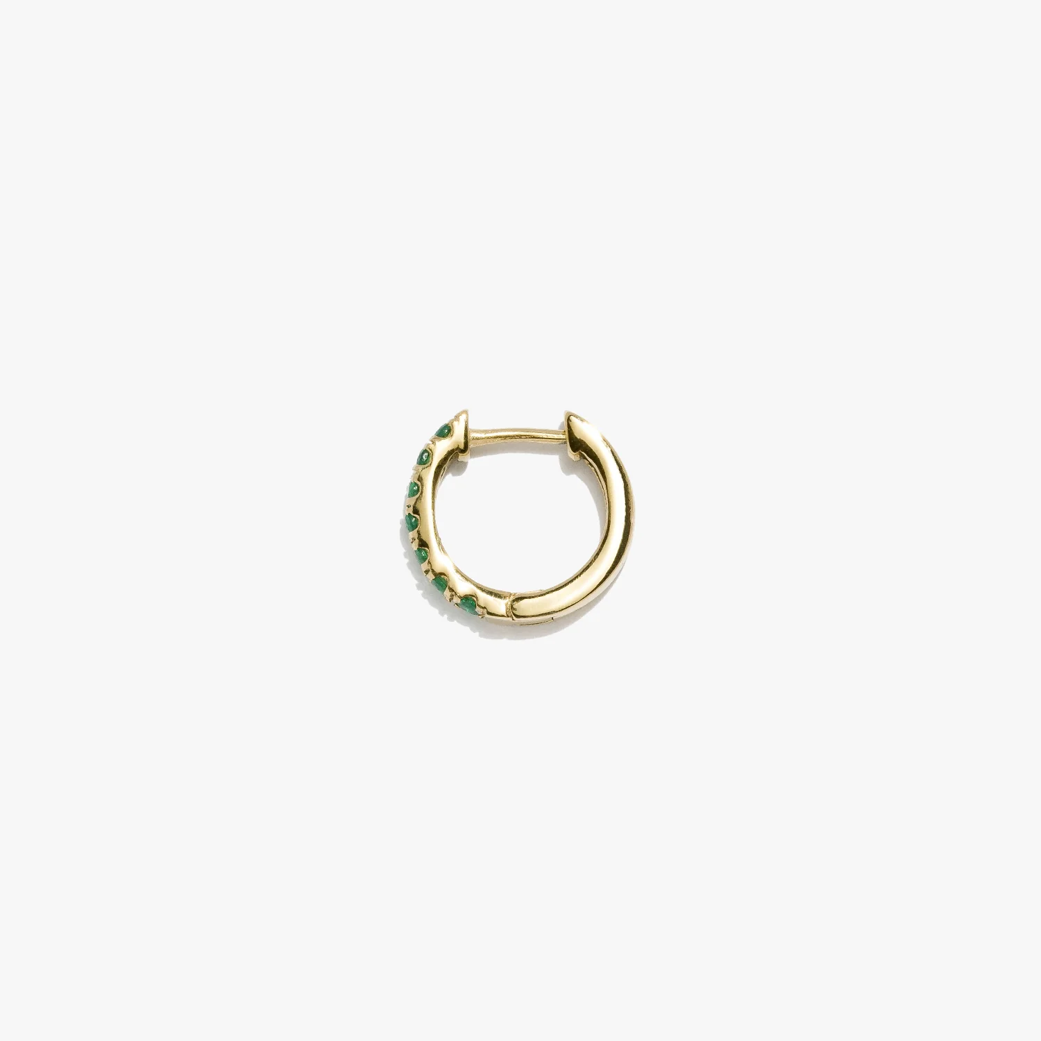 Emerald Satellite Huggie (Single) - Image 12
