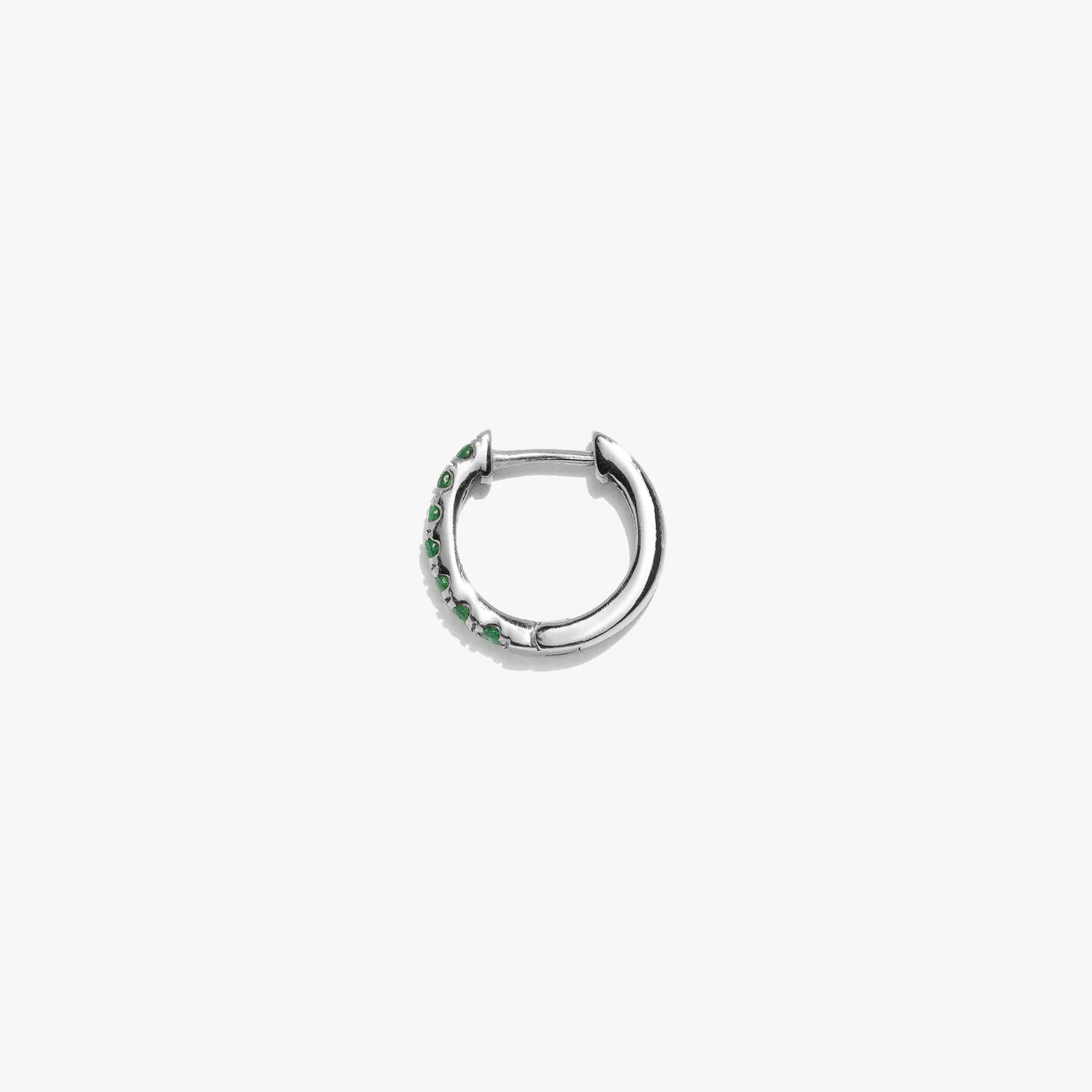 Emerald Satellite Huggie (Single) - Image 13