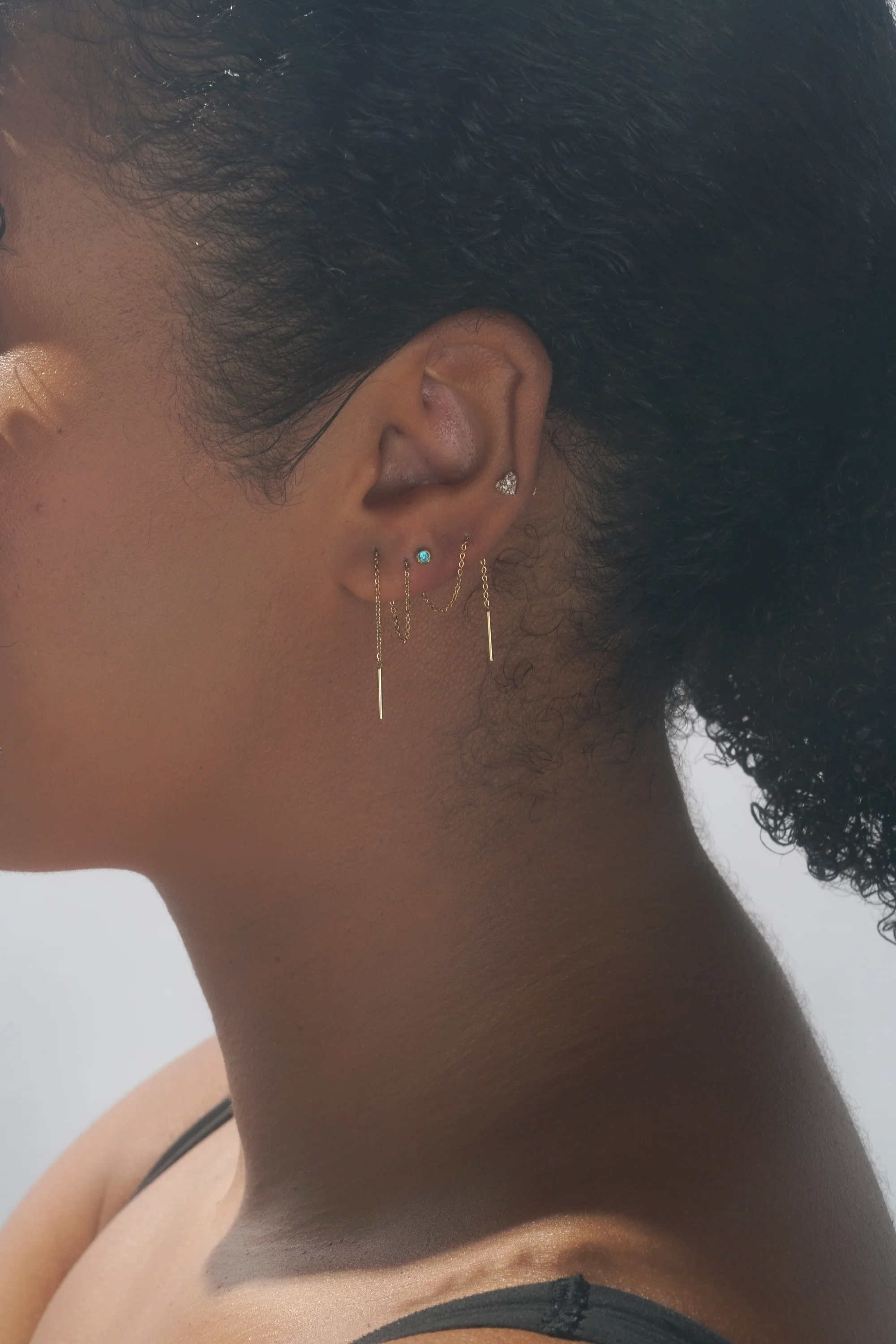 Extra Long Threader Earring (Single) - Image 7