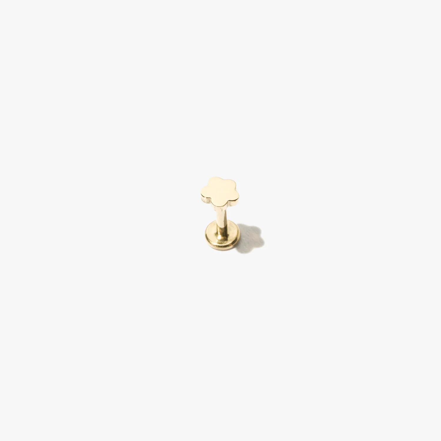 Flower Threaded Flat Back Stud (Single)