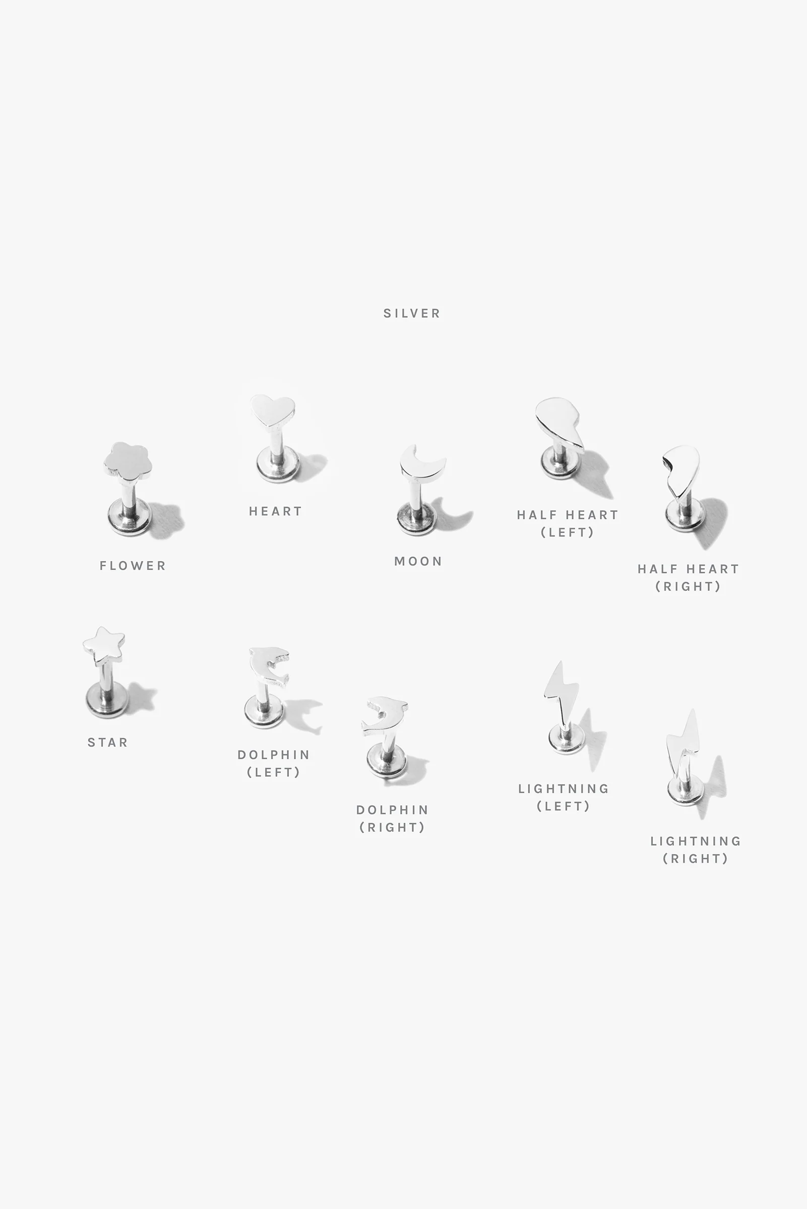 Flower Threaded Flat Back Stud (Single) - Image 22