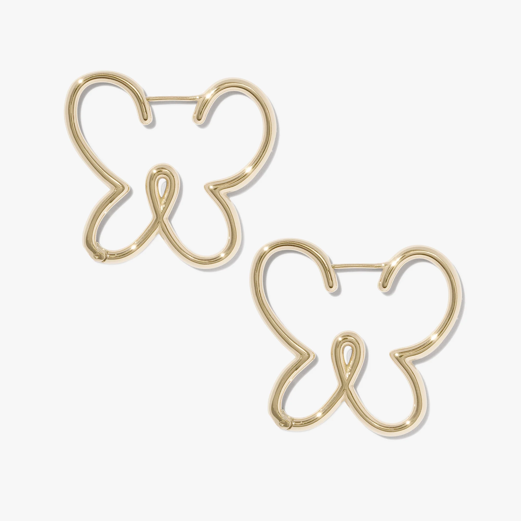 Flowerfly Doodle Hoops (Pair)