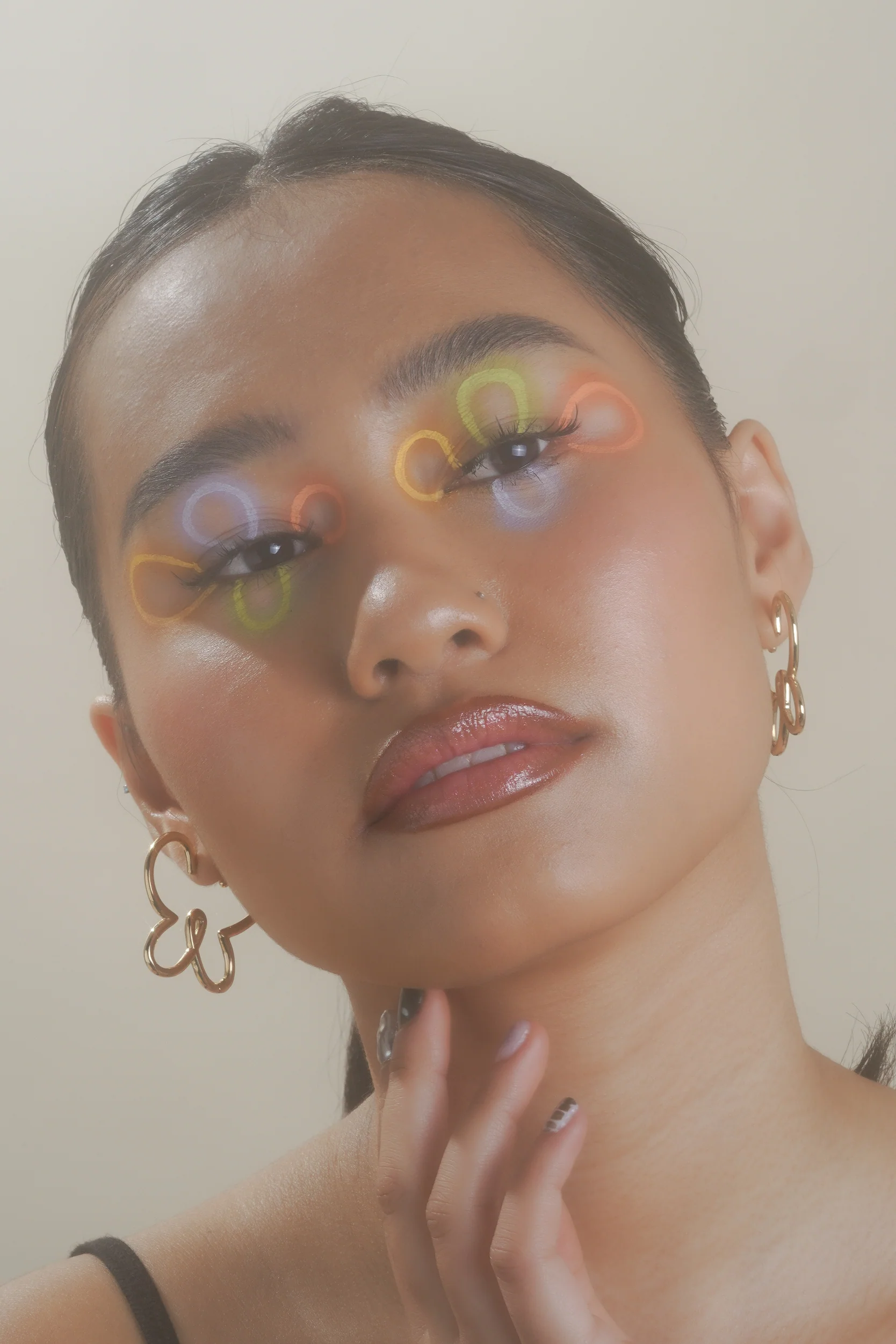 Flowerfly Doodle Hoops (Pair) - Image 11