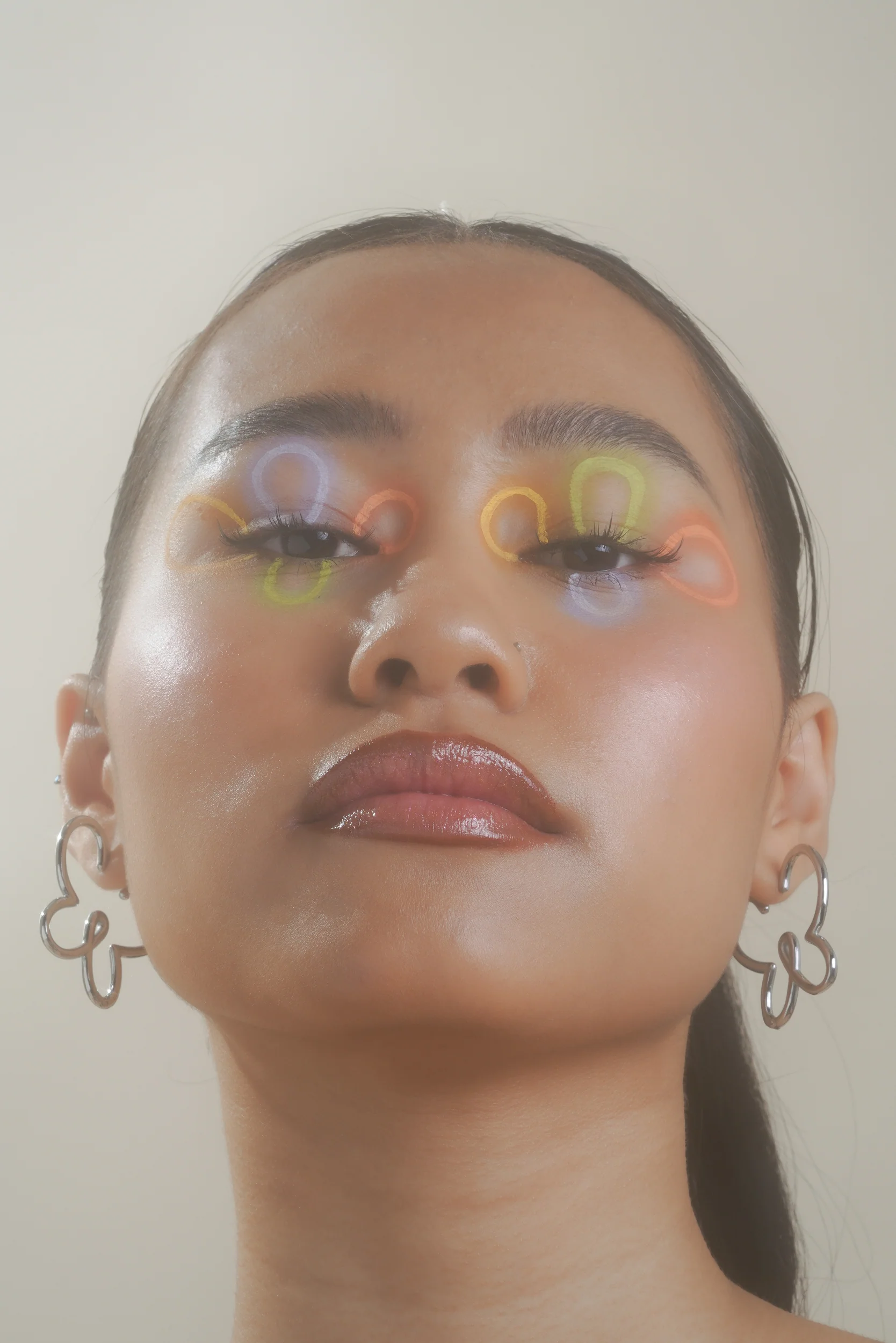 Flowerfly Doodle Hoops (Pair) - Image 3