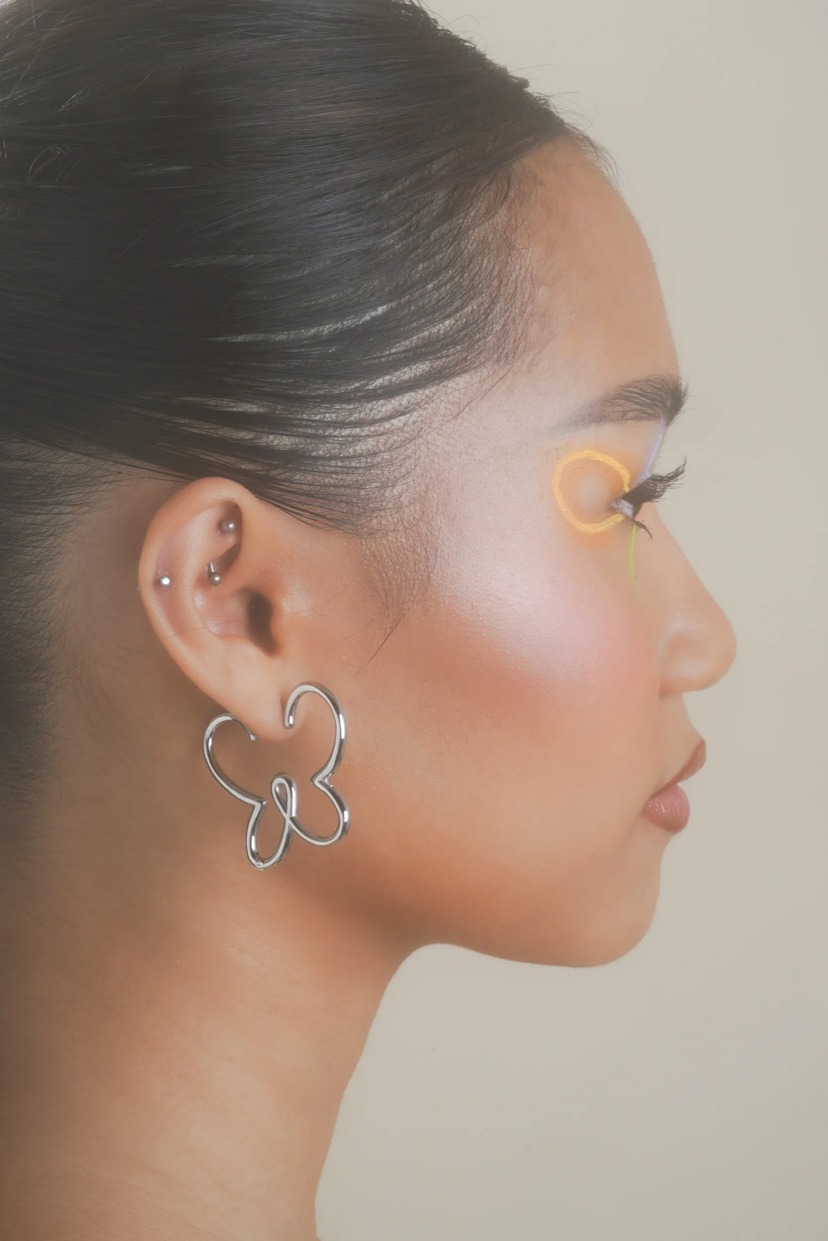 Flowerfly Doodle Hoops (Pair) - Image 5