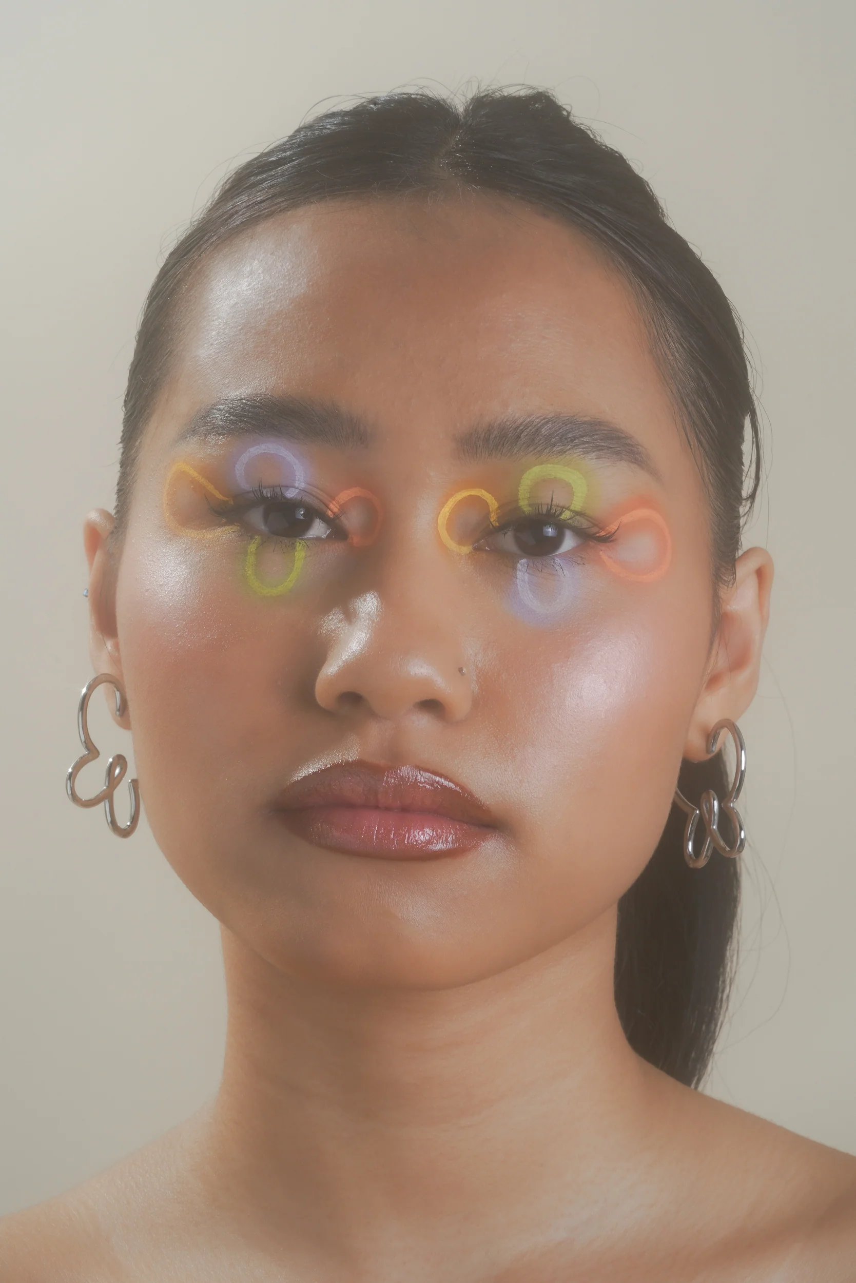 Flowerfly Doodle Hoops (Pair) - Image 8