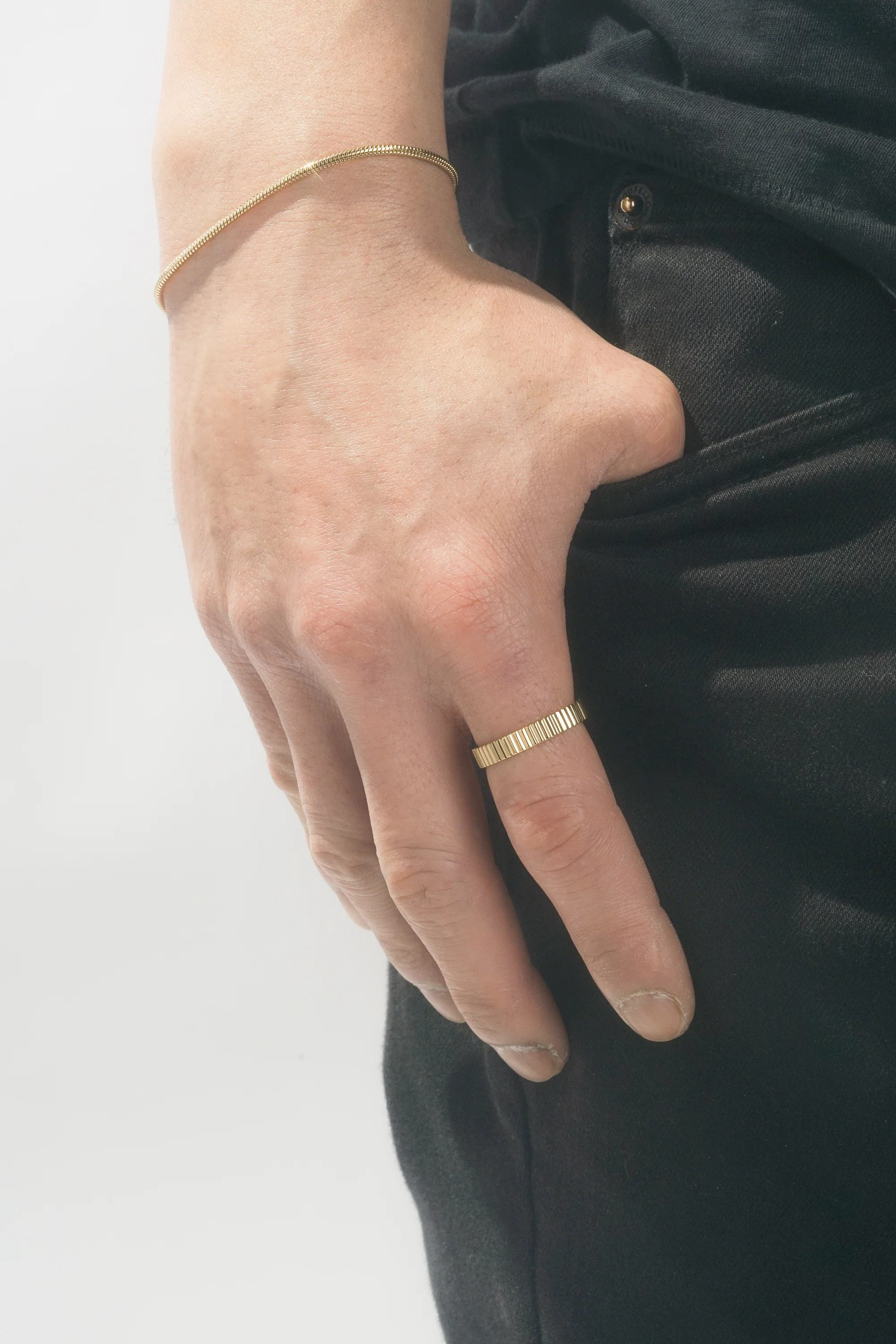 Fluted Band - Hypoallergenic Steel - Image 13