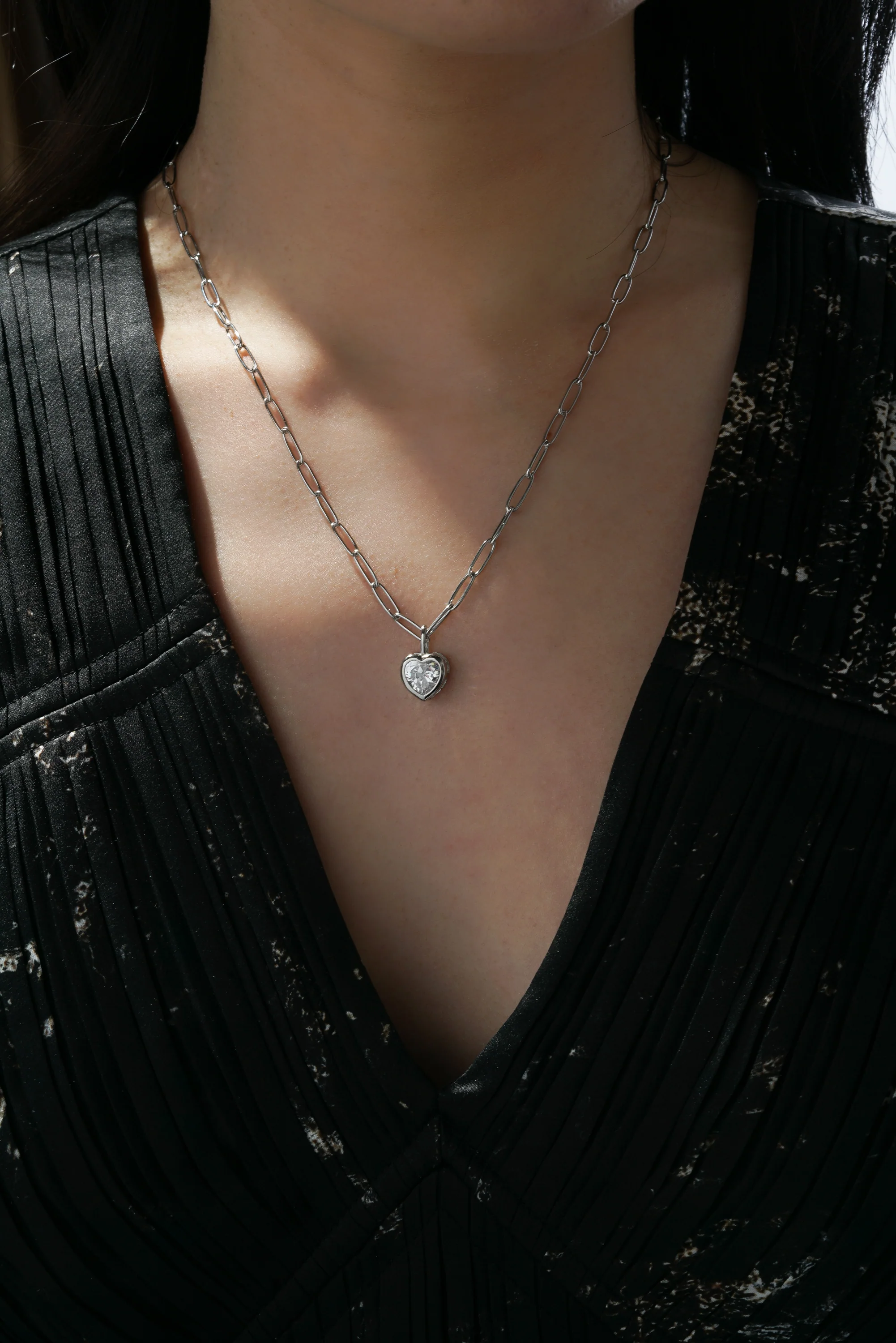 Heart Bezel Pendant - (Single) - Image 6
