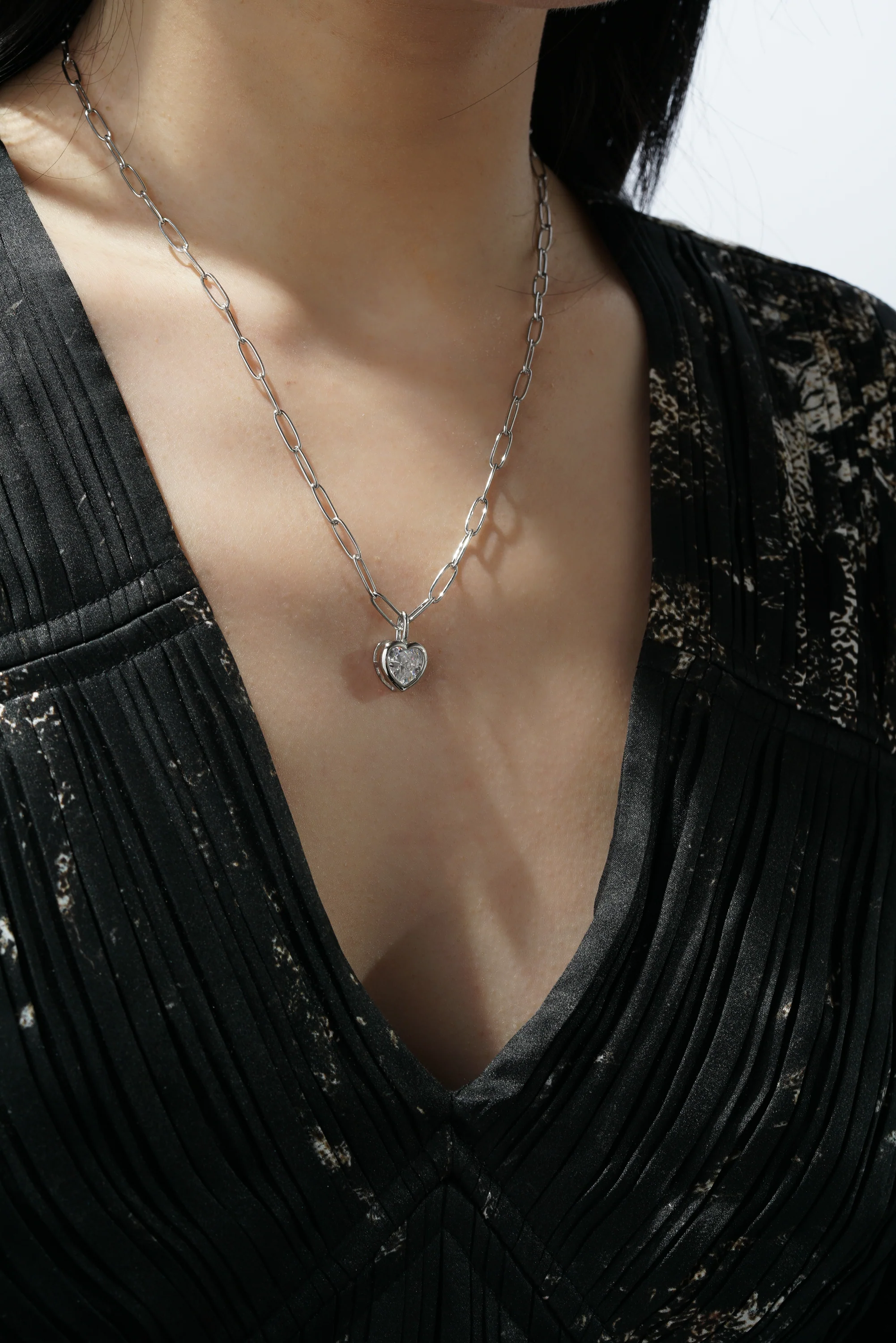 Heart Bezel Pendant - (Single) - Image 8