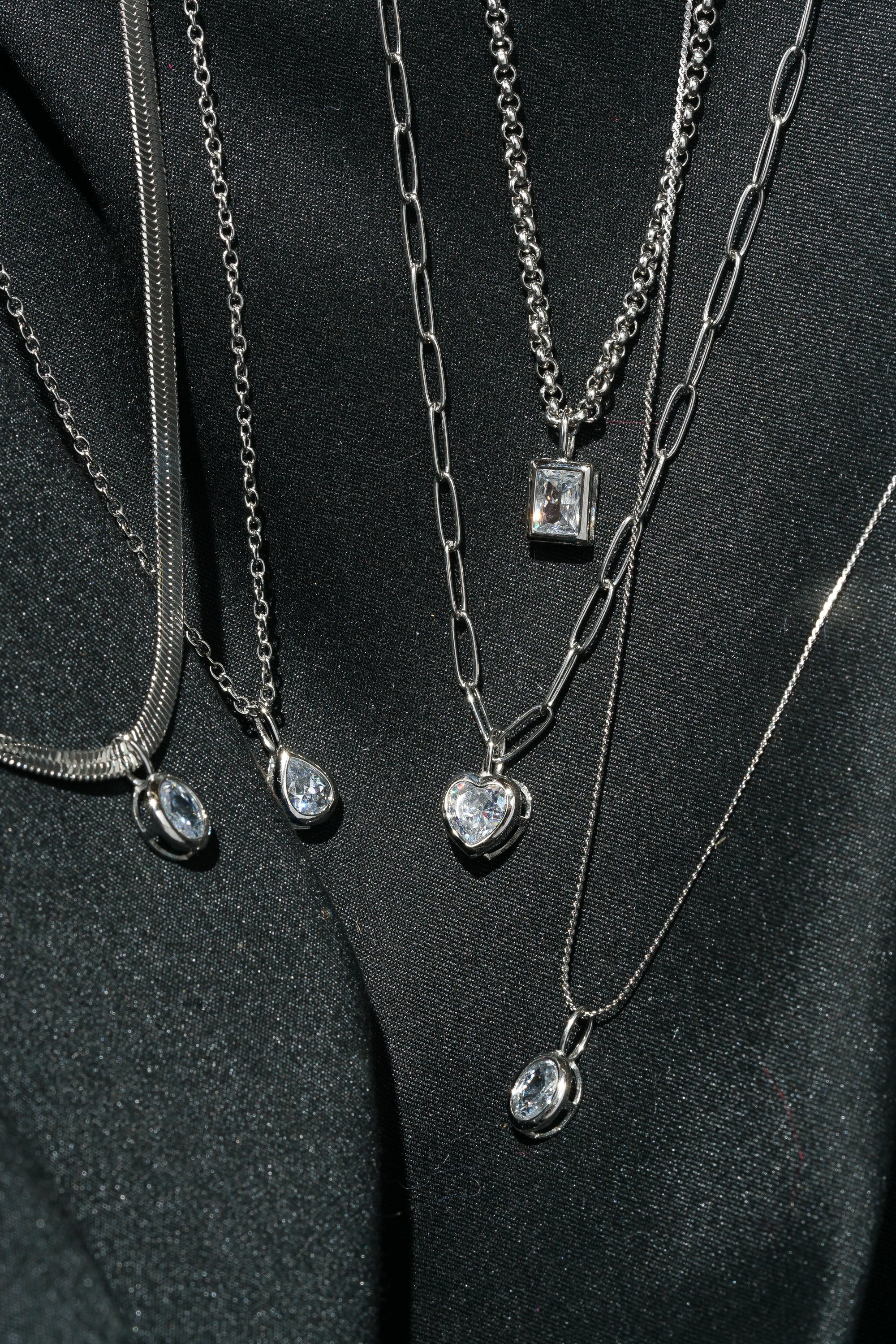 Heart Bezel Pendant - (Single) - Image 9