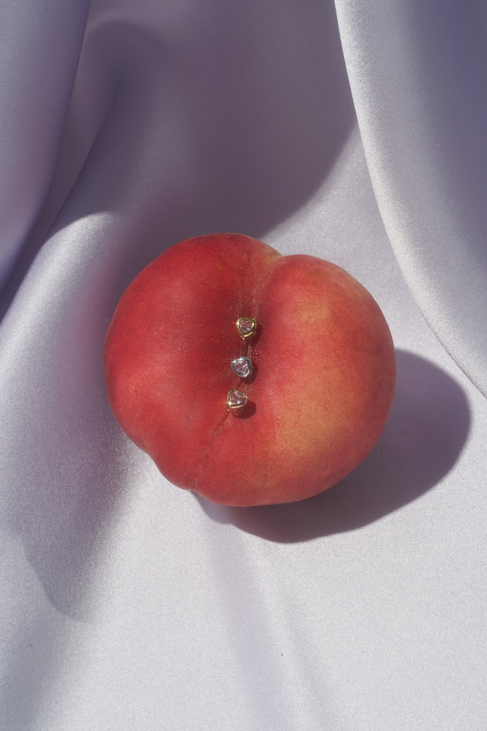Heart Bezel Stud (Single) - Image 10
