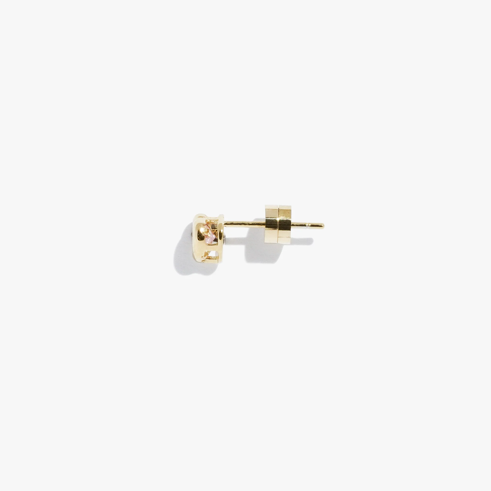 Heart Bezel Stud (Single) - Image 3