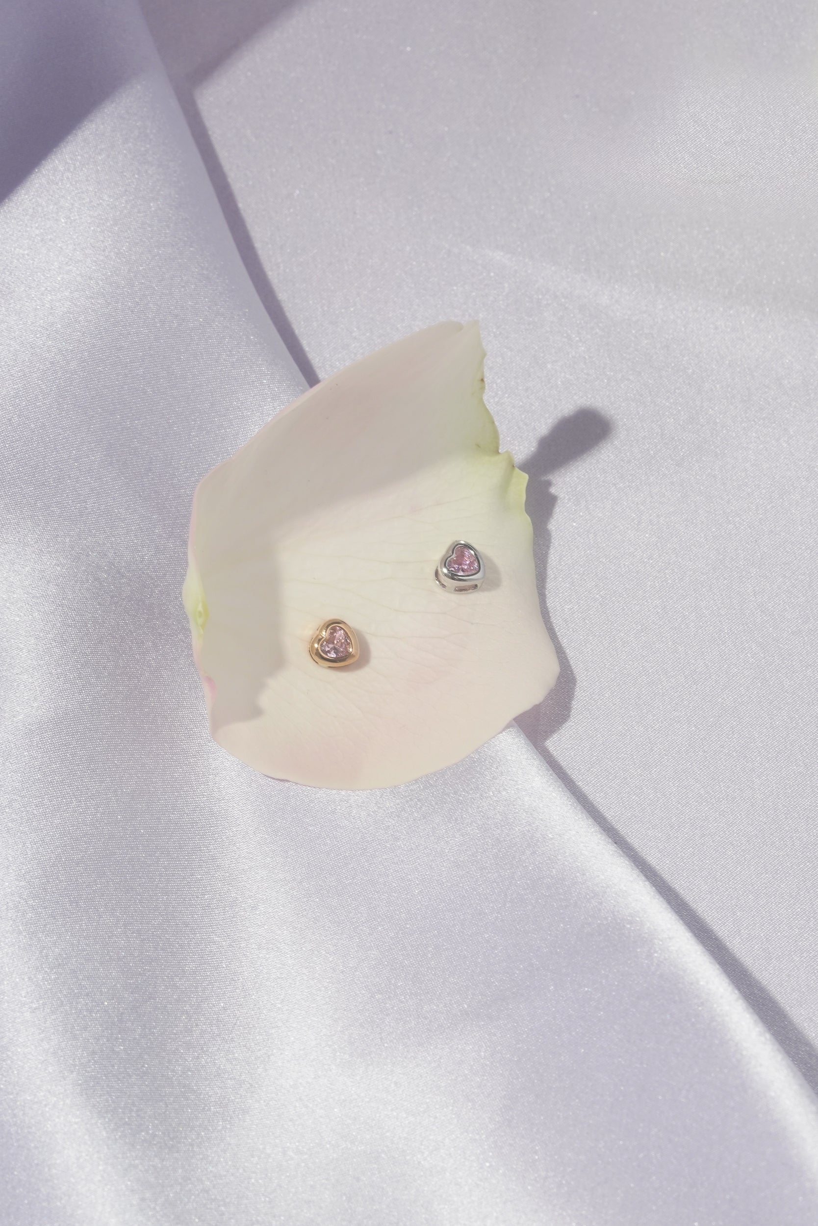 Heart Bezel Stud (Single) - Image 8