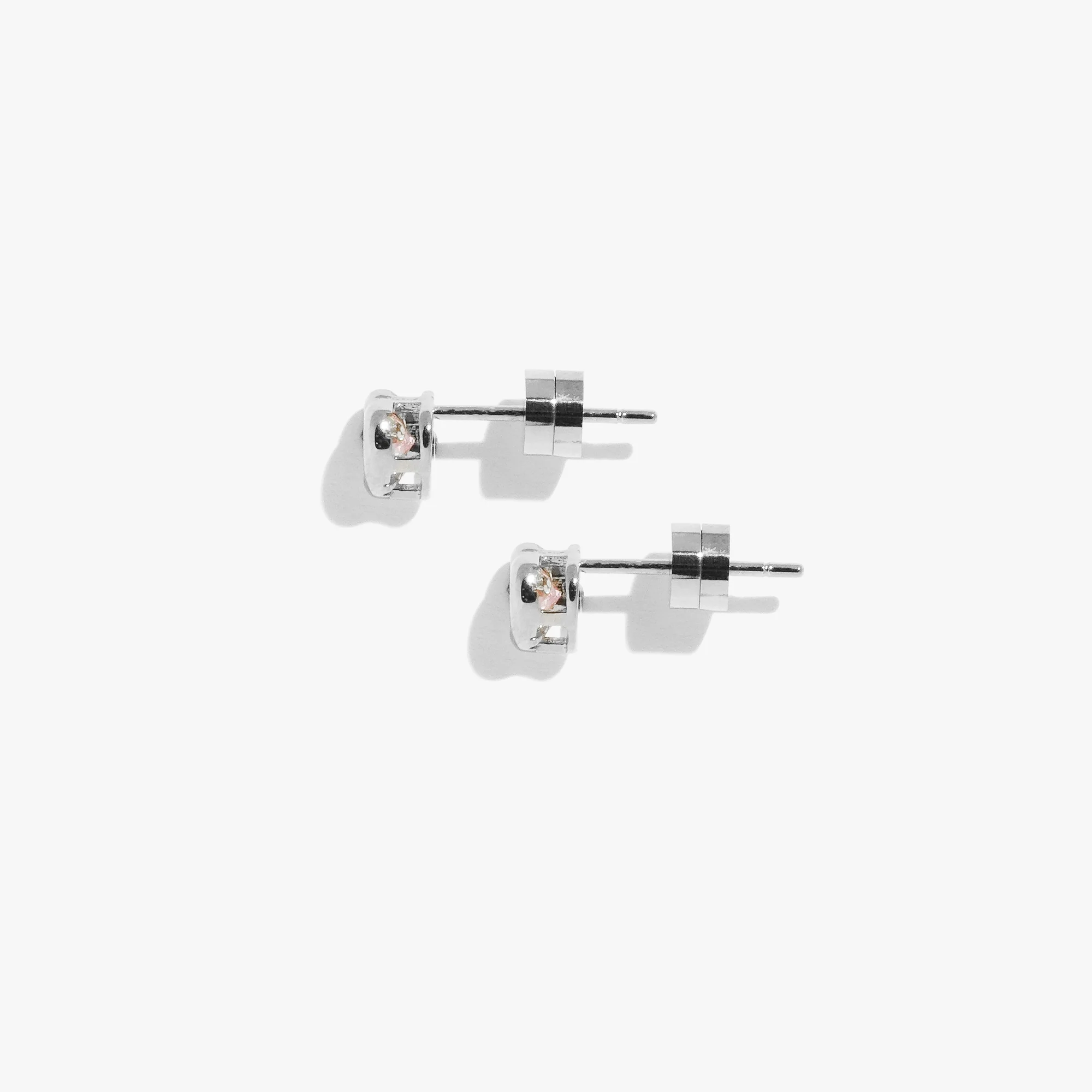 Heart Bezel Studs (Pair) - Image 5