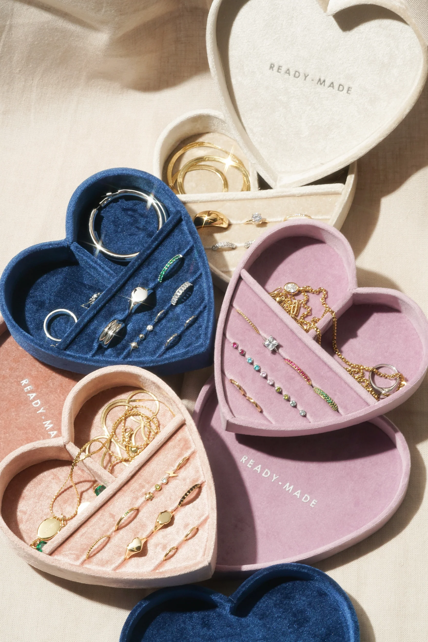 Heart Jewelry Box With Lid - Taro - Image 5
