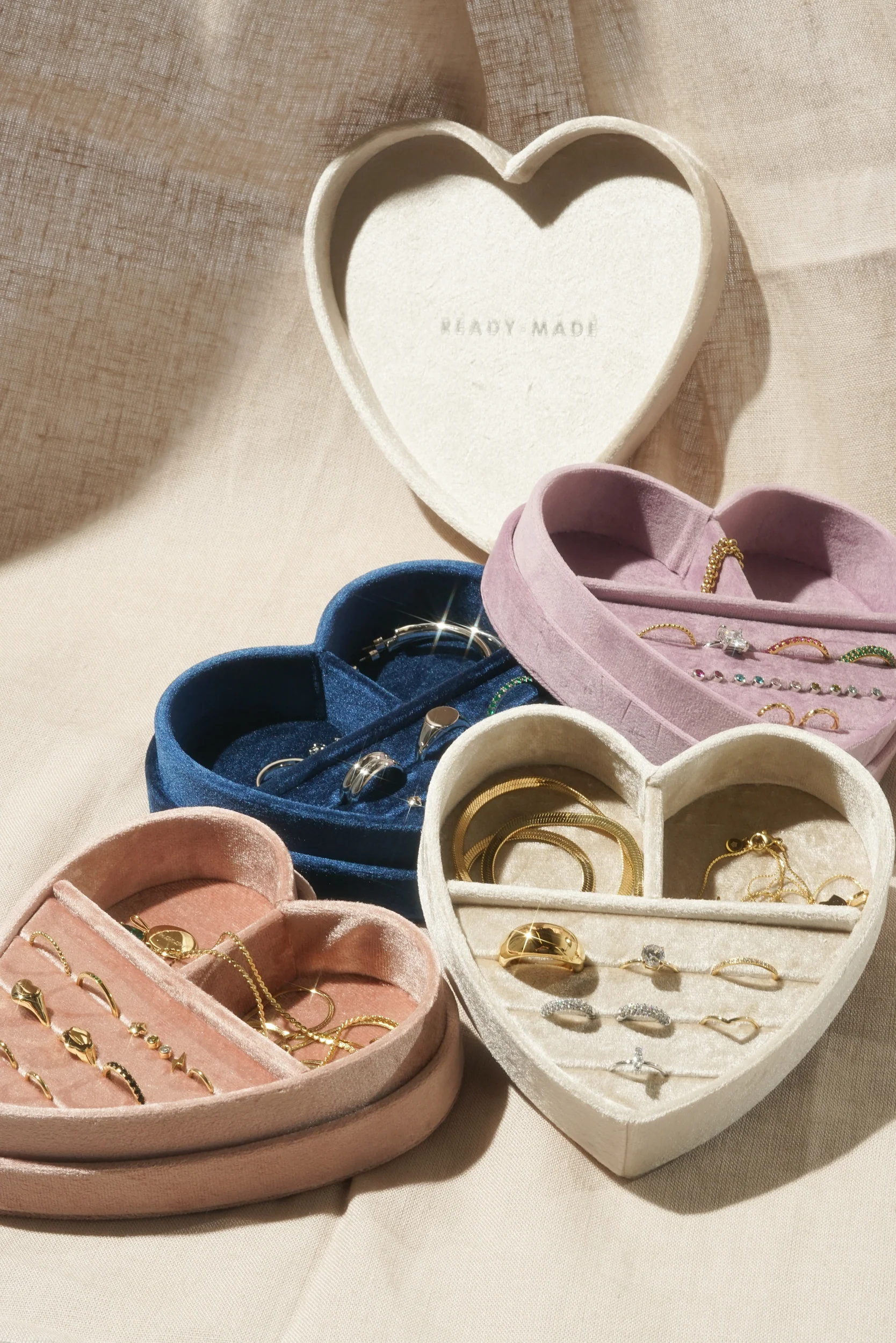 Heart Jewelry Box With Lid - Taro - Image 8