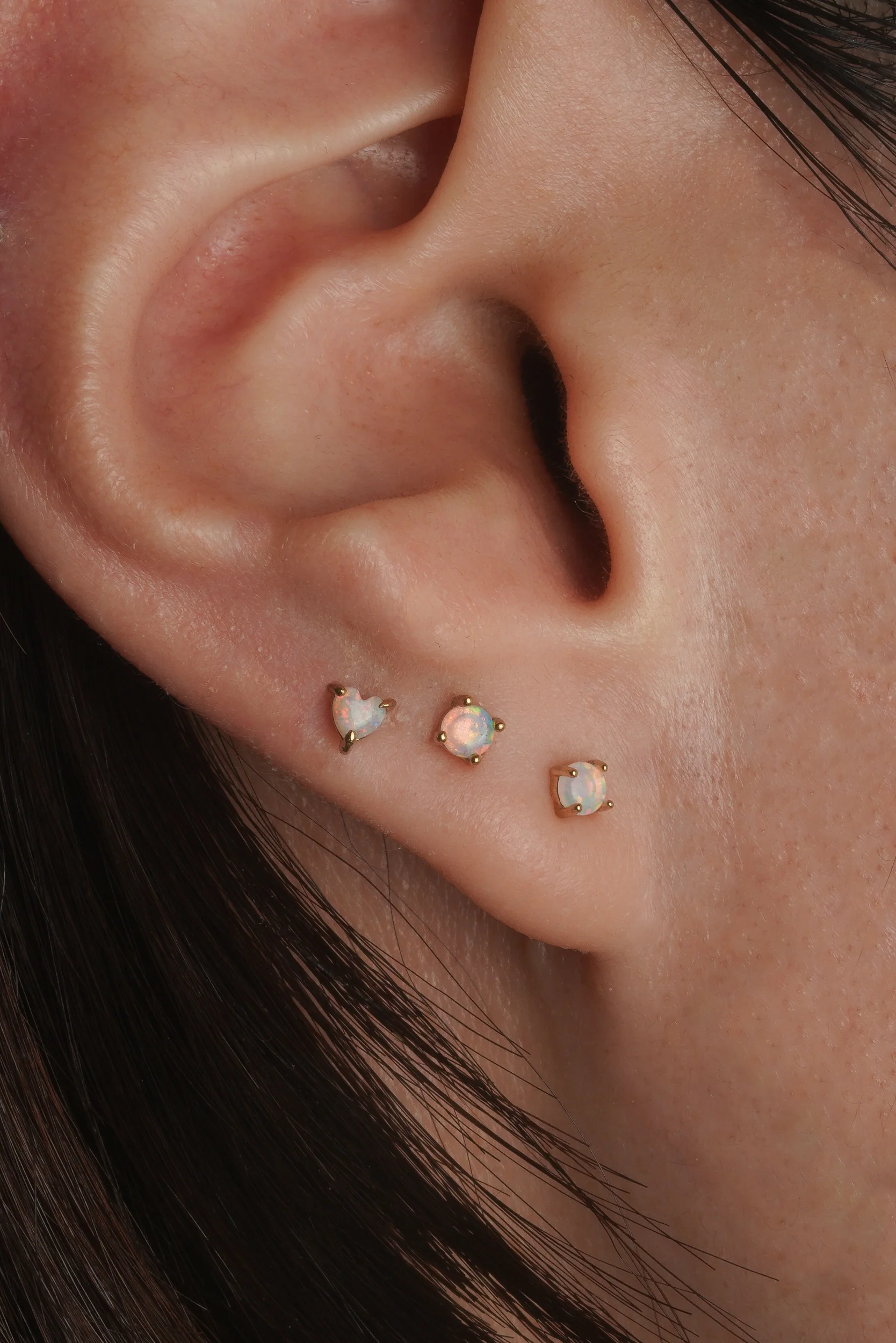 Heart Opal Stud (Single) - Image 10
