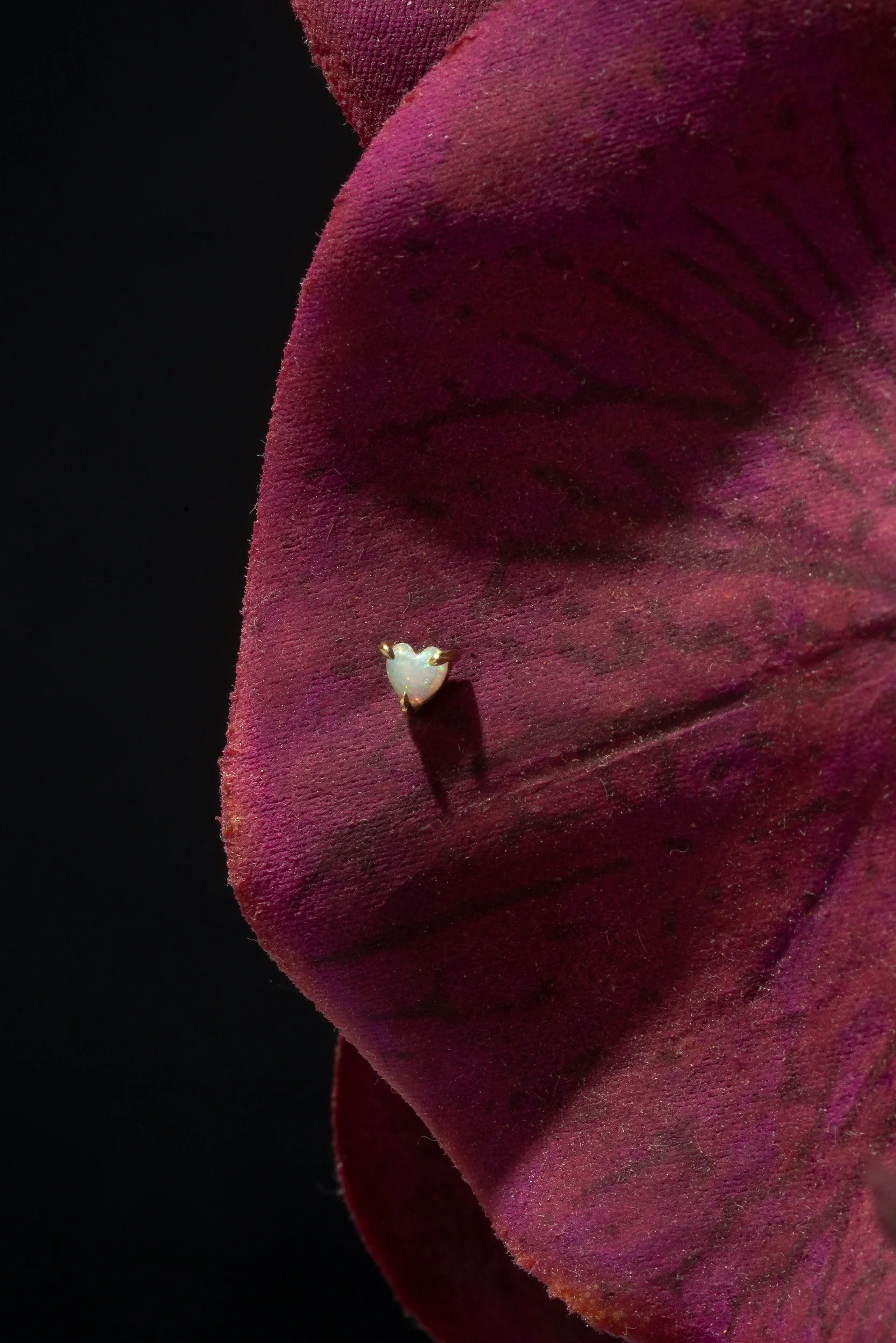 Heart Opal Studs (Pair) - Image 9