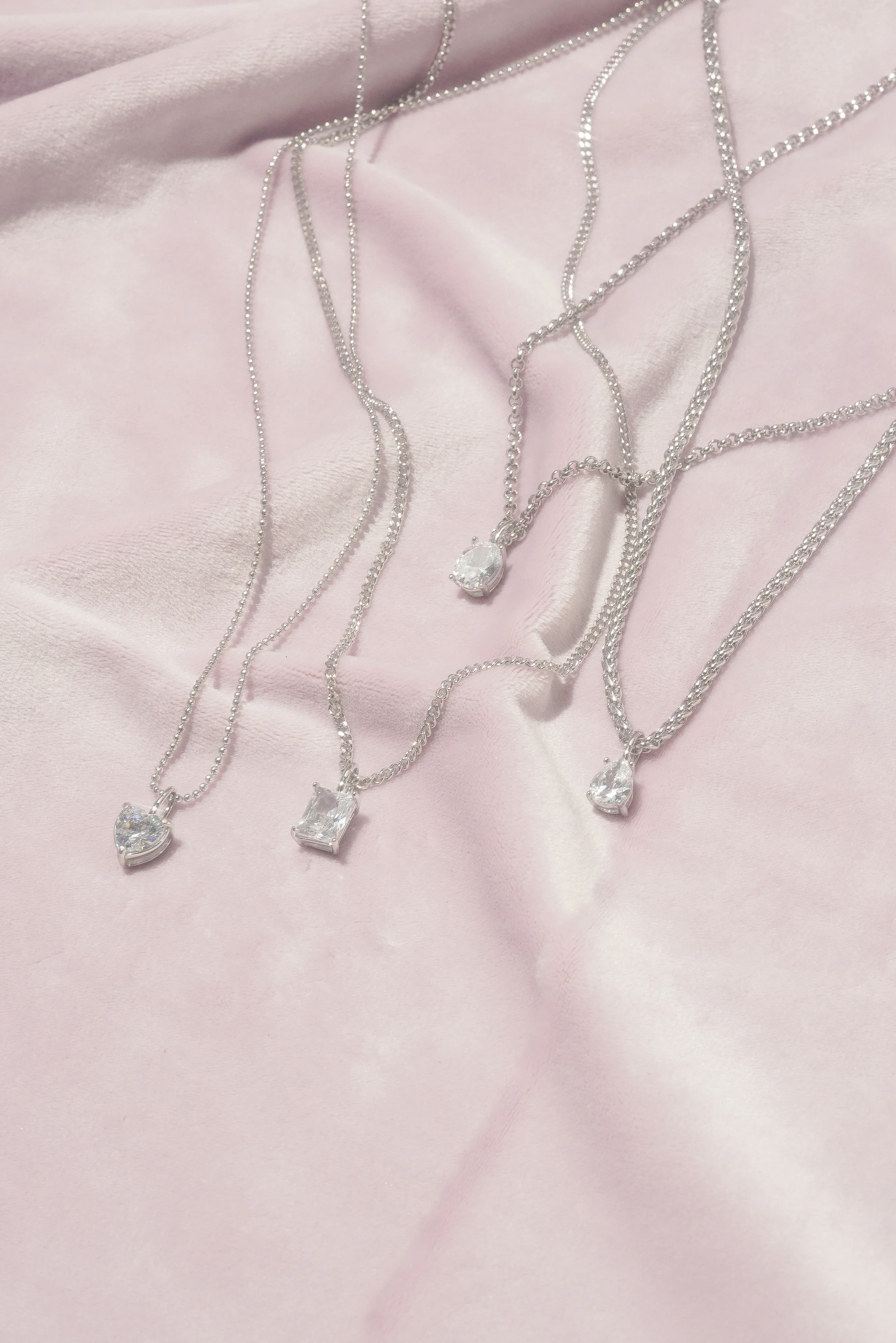 Heart Pronged Pendant - (Single) - Image 11