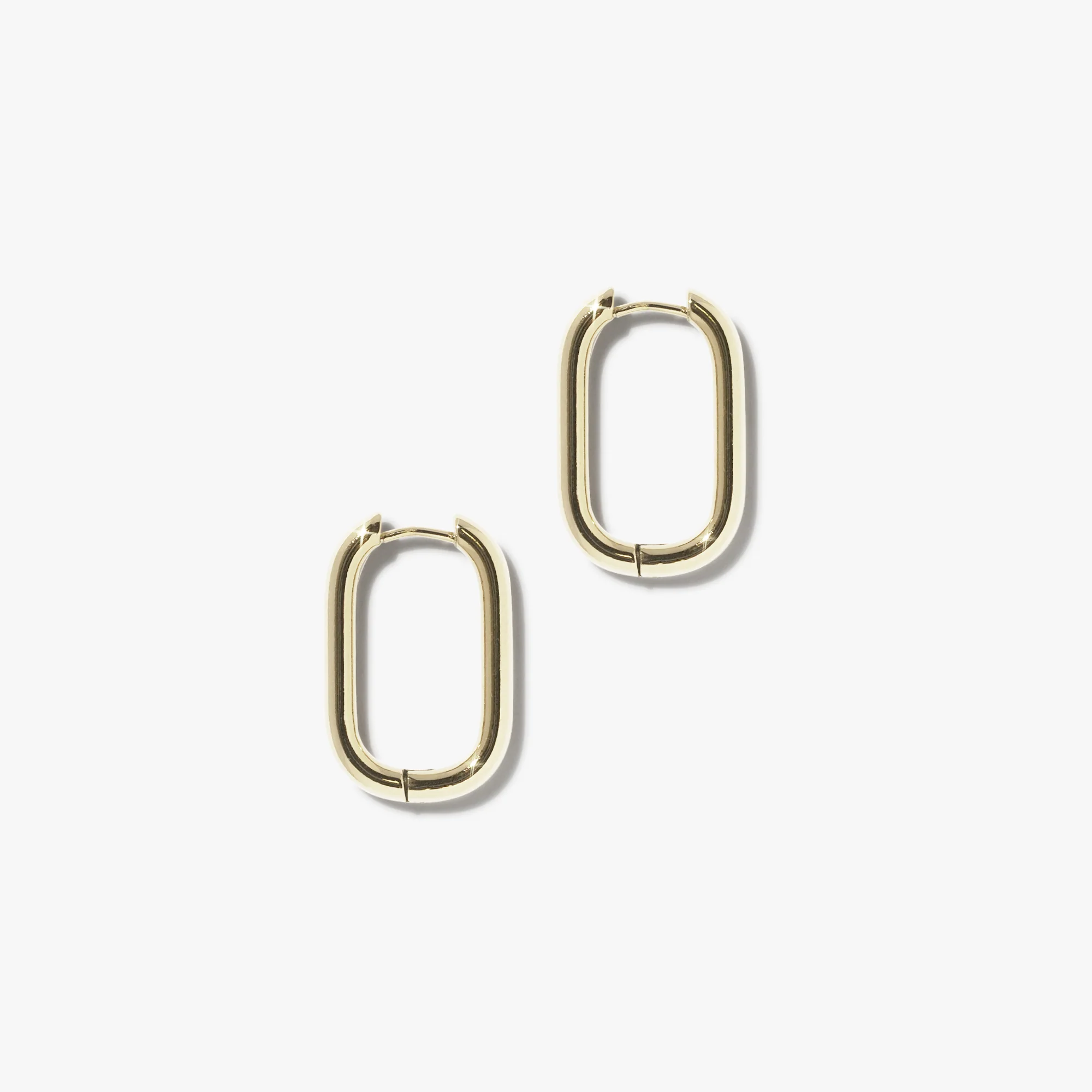 Infinity Big Squoval Hoops (Pair)