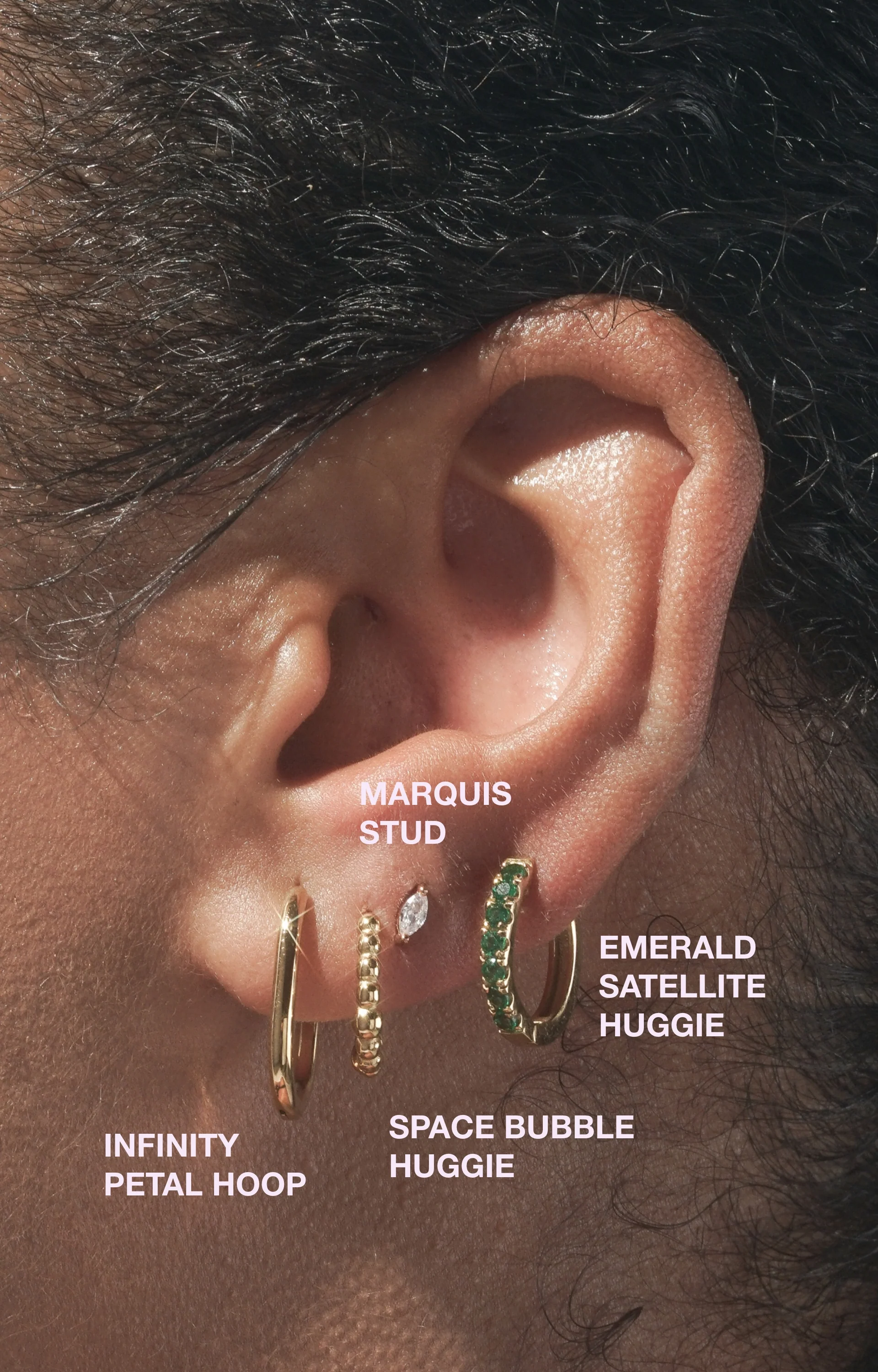 Infinity Petal Hoops (Pair) - Image 7