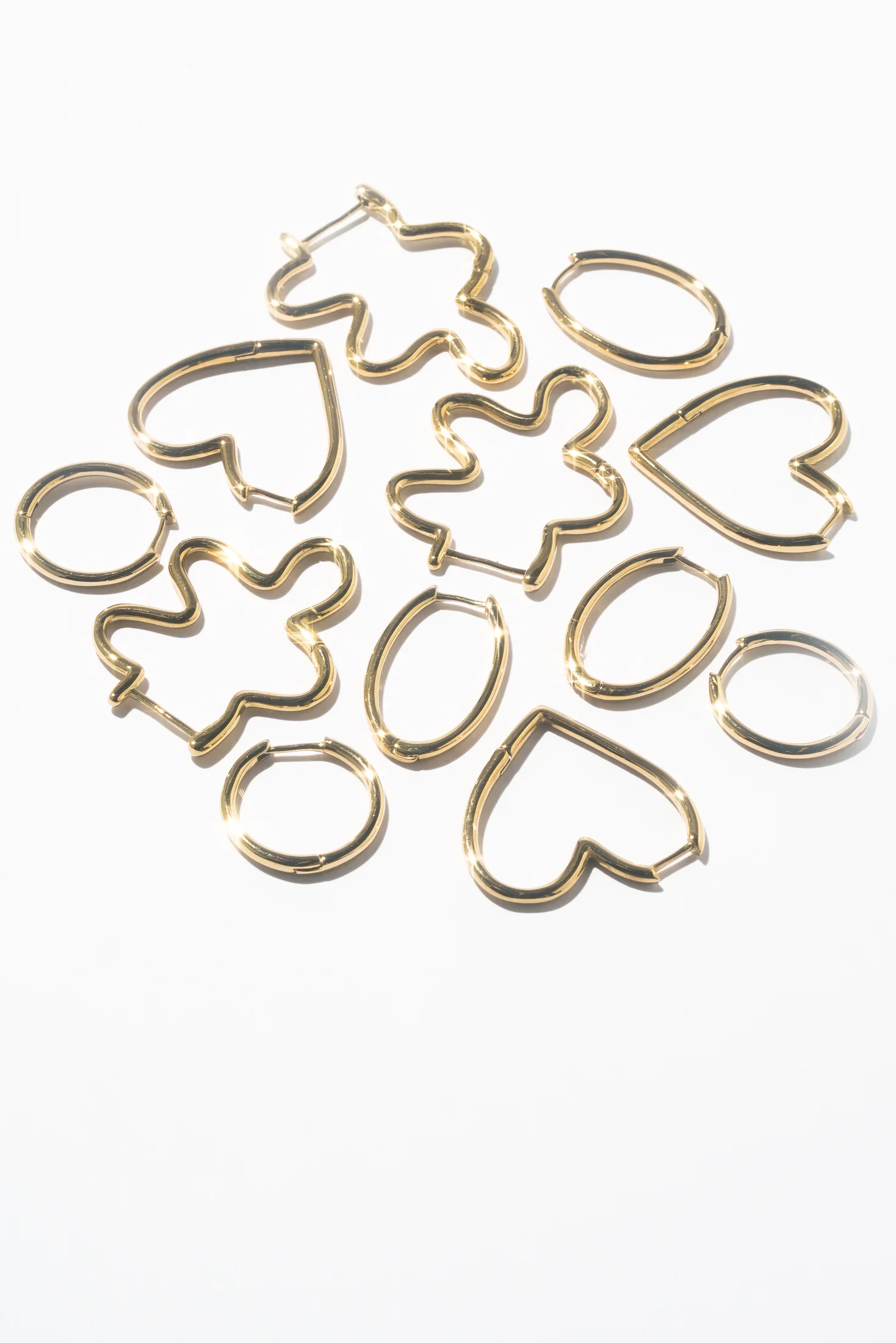 Infinity Squiggle Hoops (Pair) - Image 10