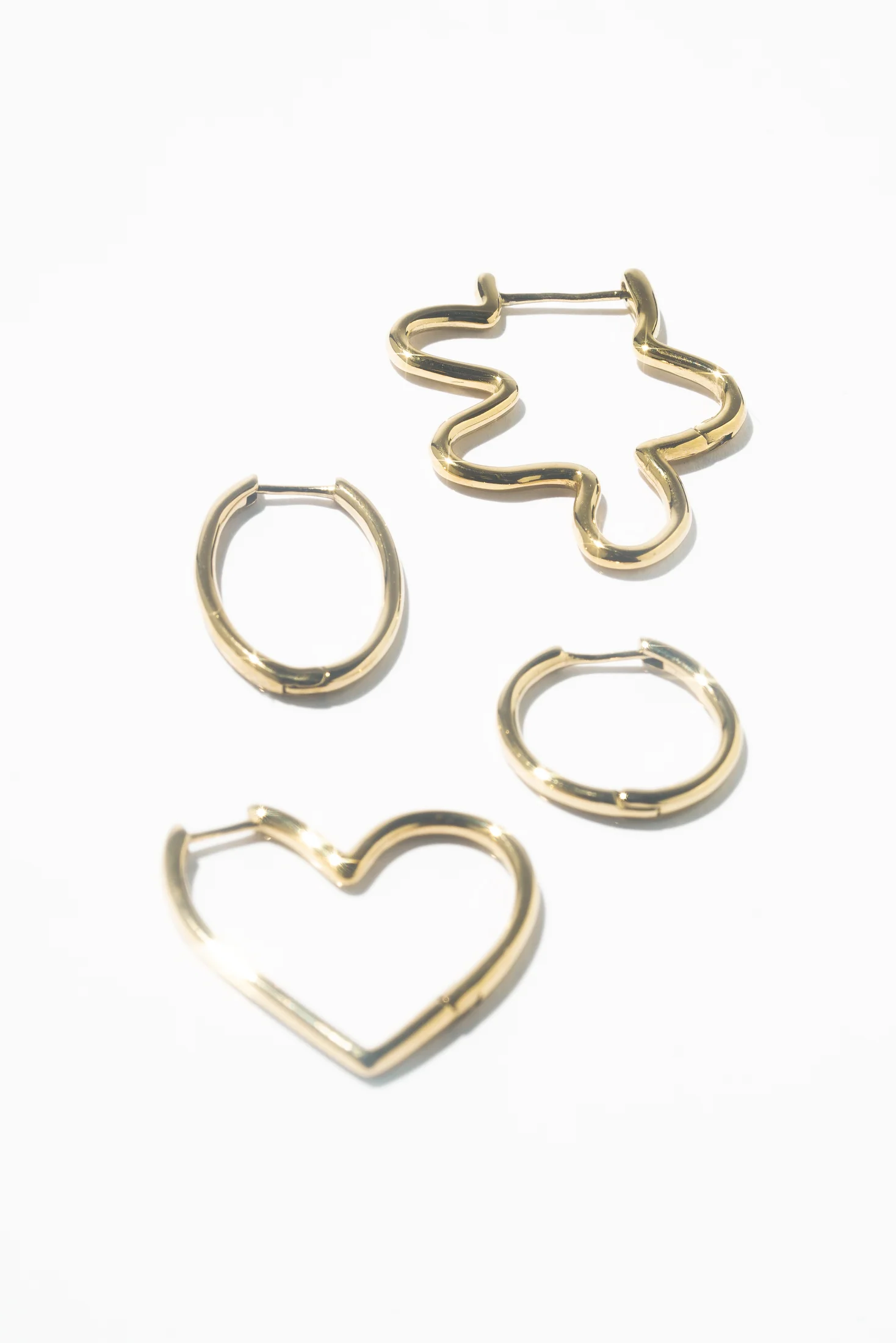 Infinity Squiggle Hoops (Pair) - Image 12