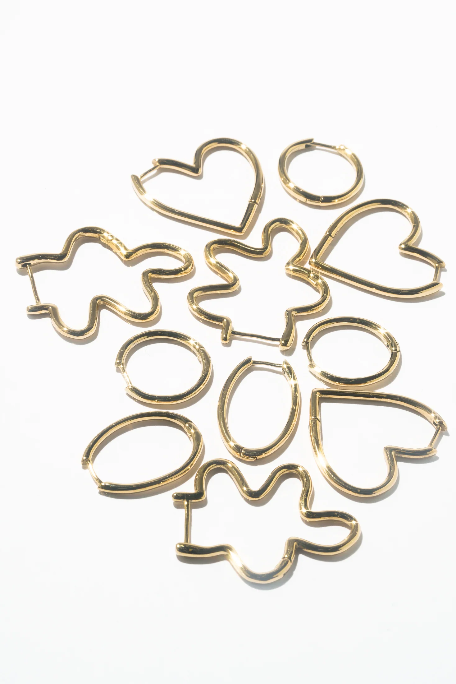 Infinity Squiggle Hoops (Pair) - Image 9