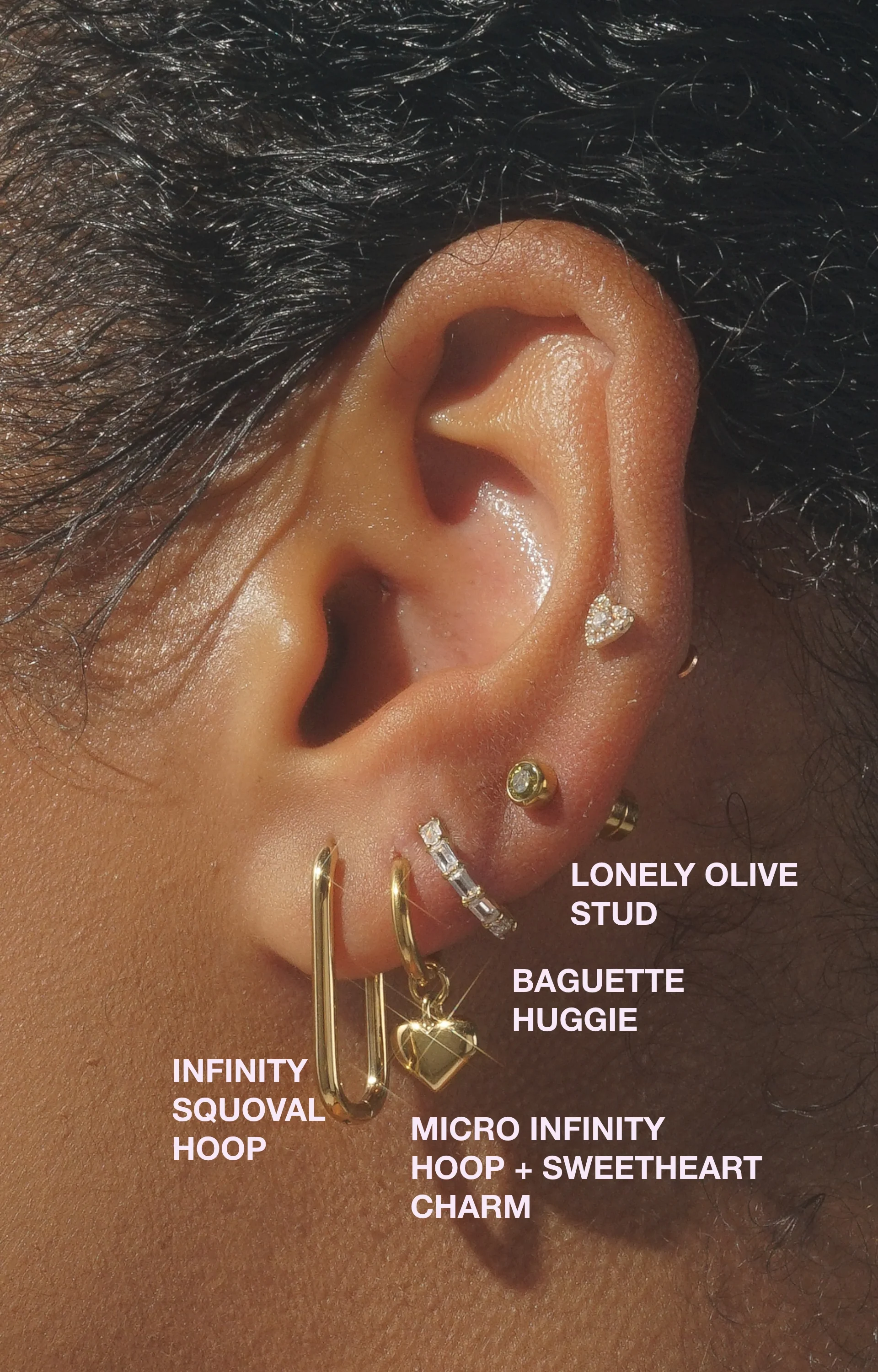 Infinity Squoval Hoops (Pair) - Image 3