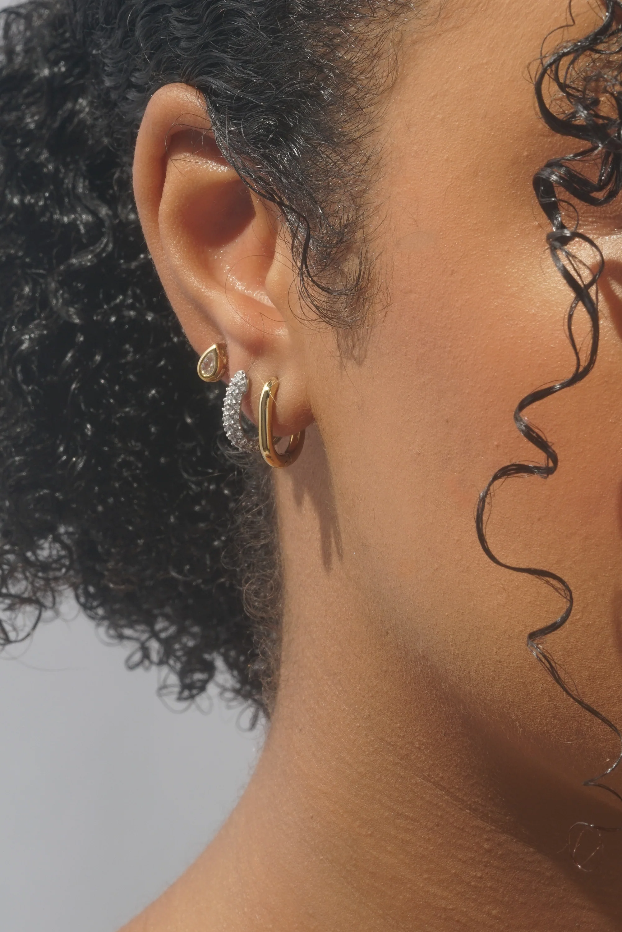 Infinity Mini Petal Hoops (Pair) - Image 5
