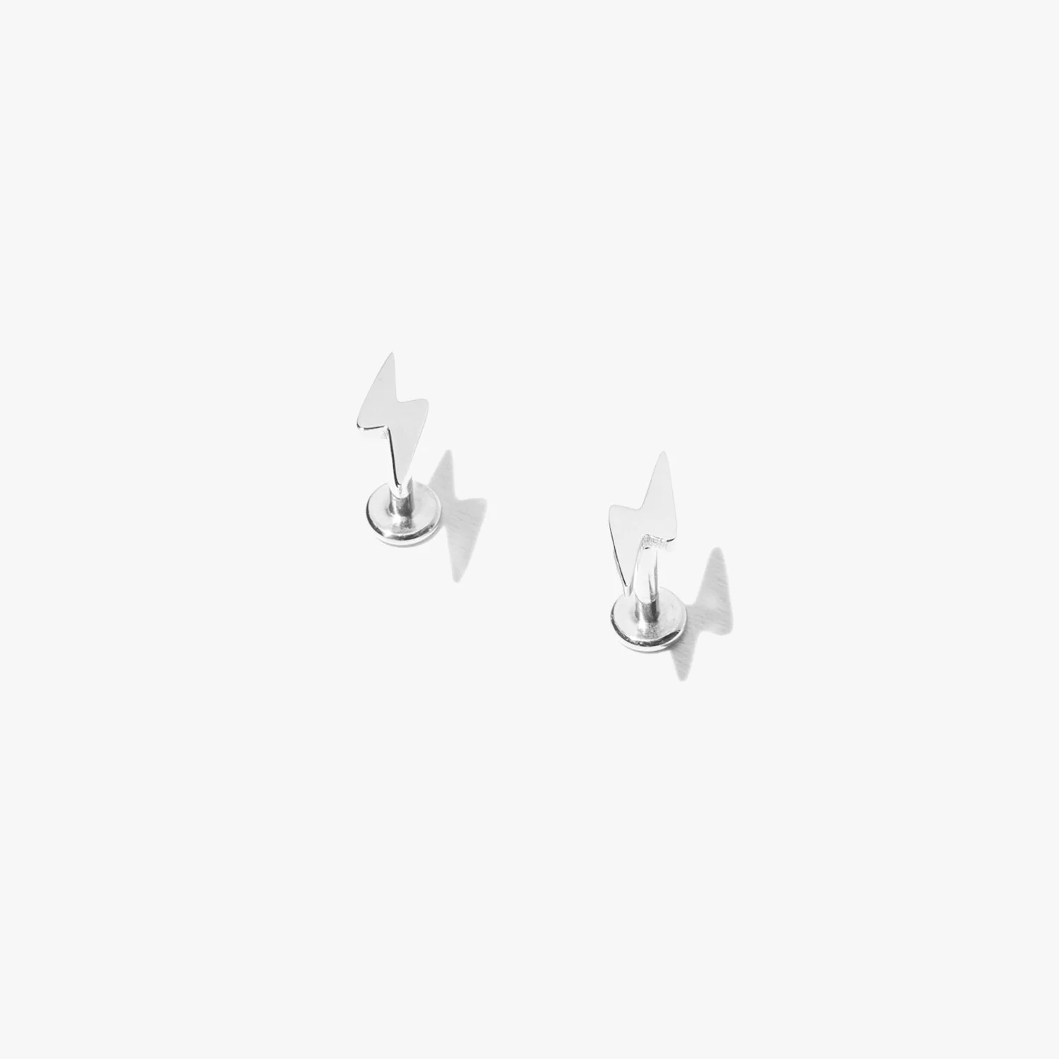 Lightning Threaded Flat Back Studs (Pair) - Image 2