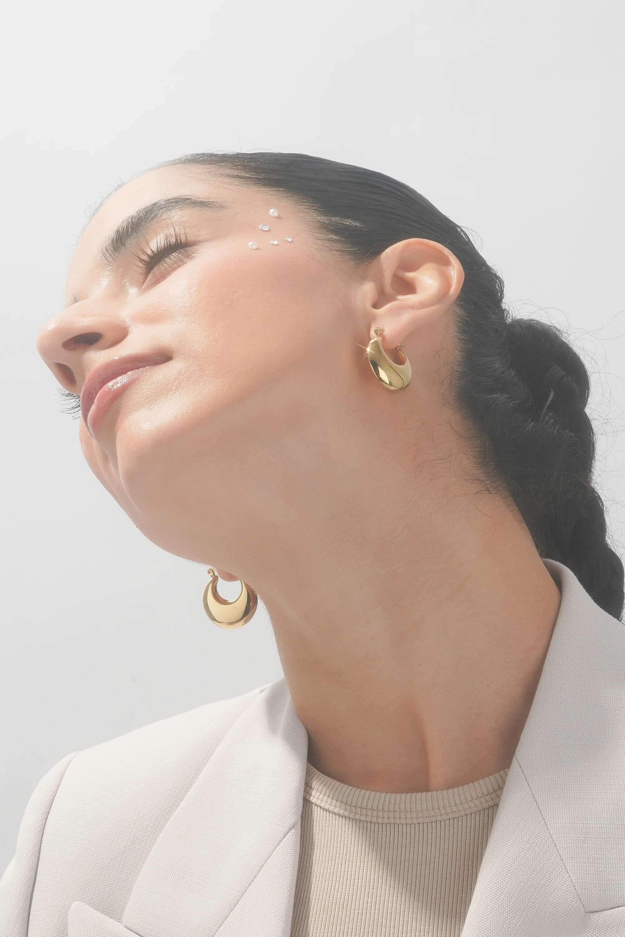 Marzipan Hoops - Hypoallergenic Steel - Image 3