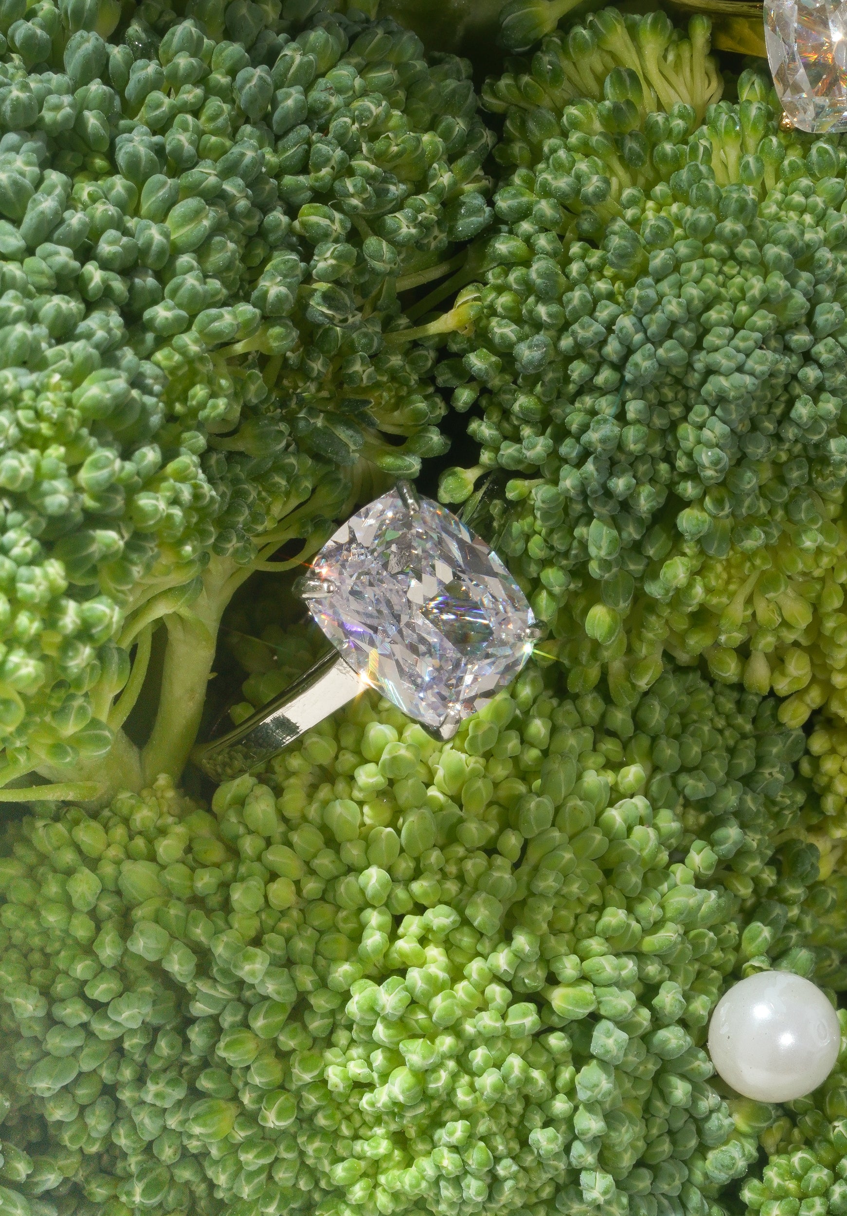 Medium Cushion Cut Promise Ring - Image 3