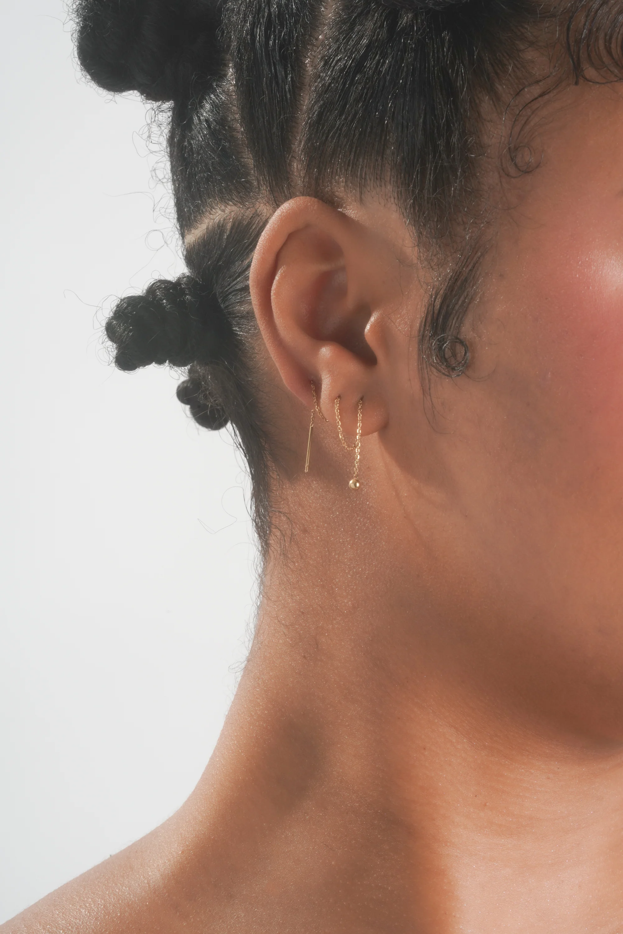 Mercury Drop Threader Earring (Single) - Image 8
