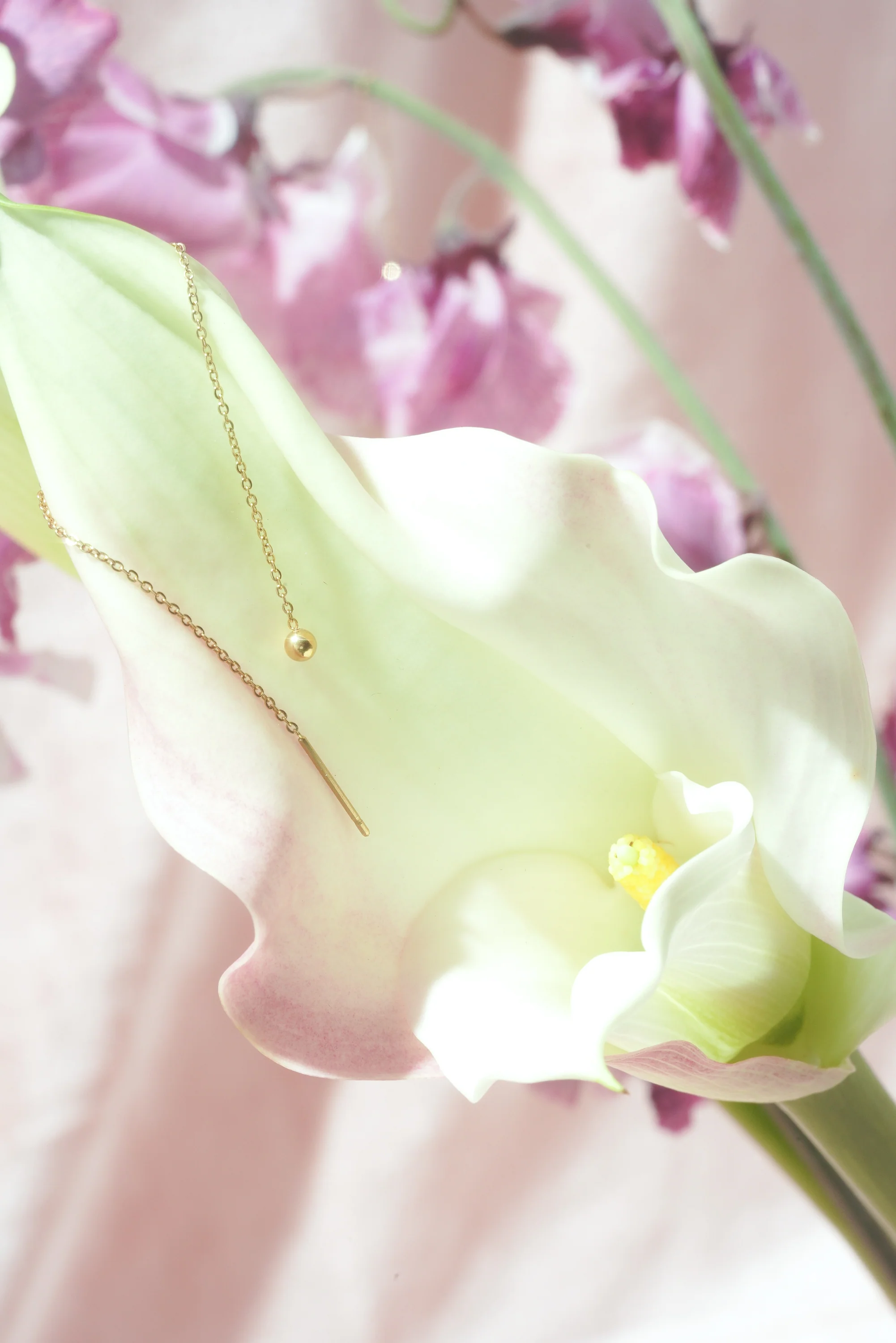 Mercury Drop Threader Earrings (Pair) - Image 5