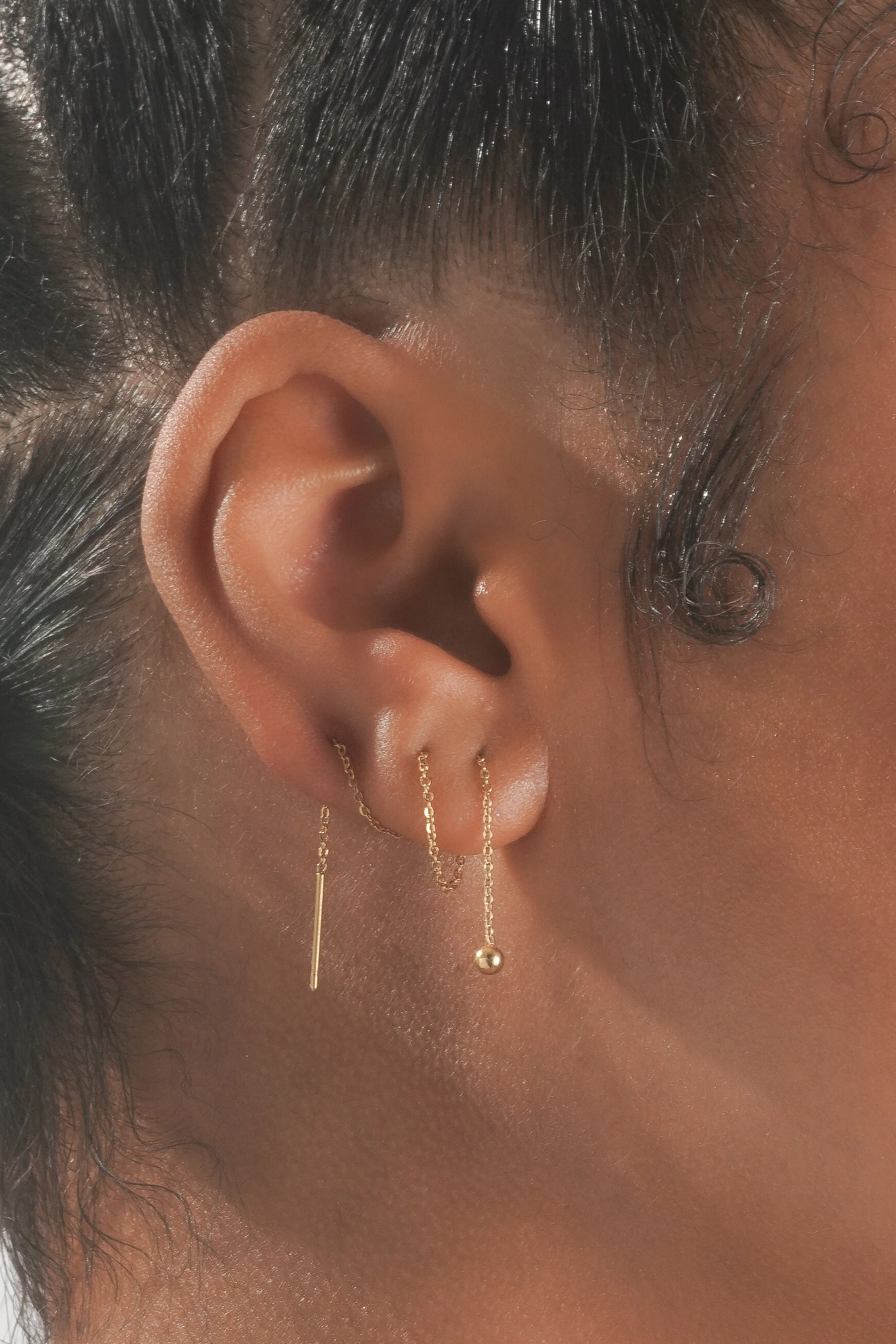 Mercury Drop Threader Earrings (Pair) - Image 8