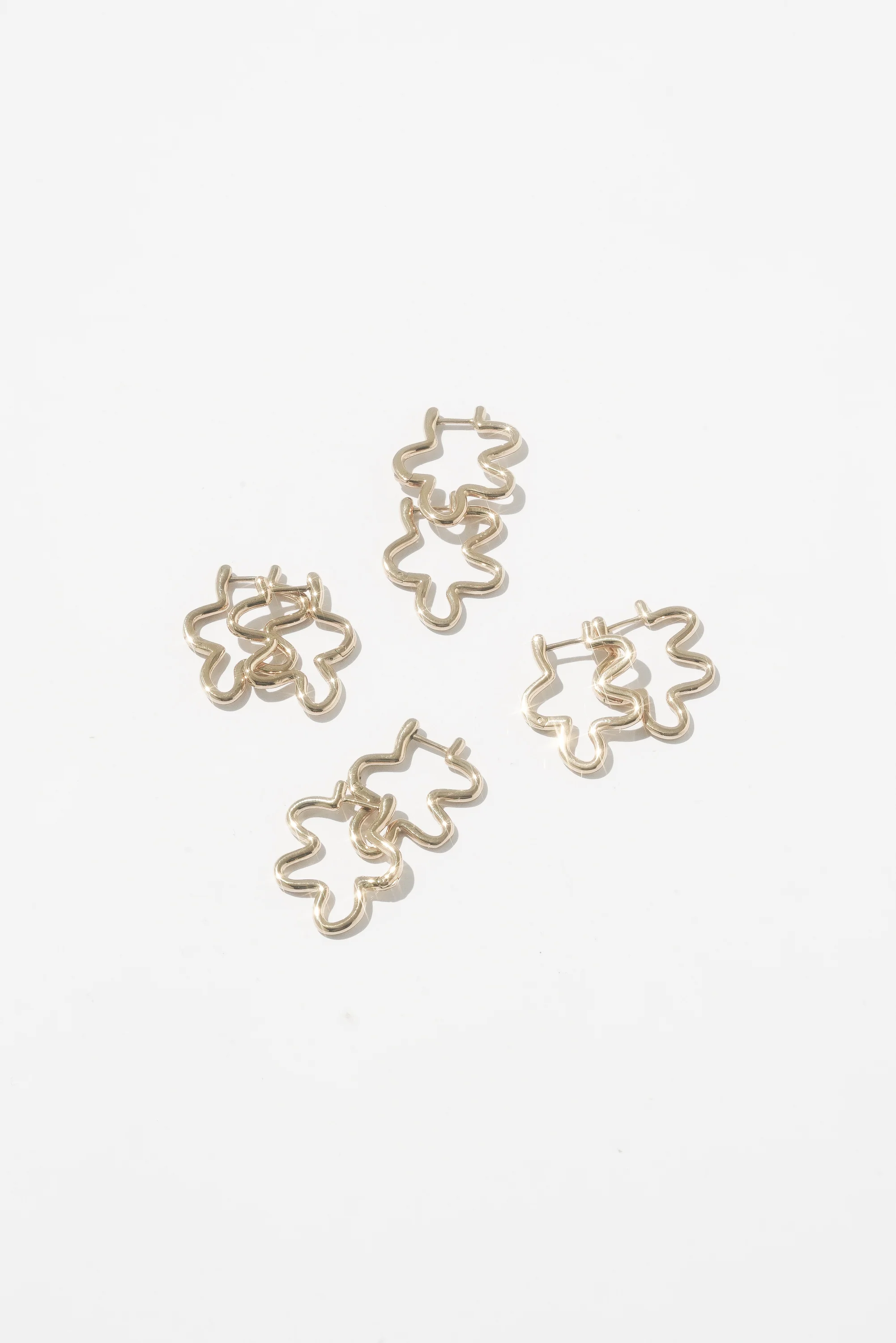 Mini Squiggle Hoops (Pair) - Image 11