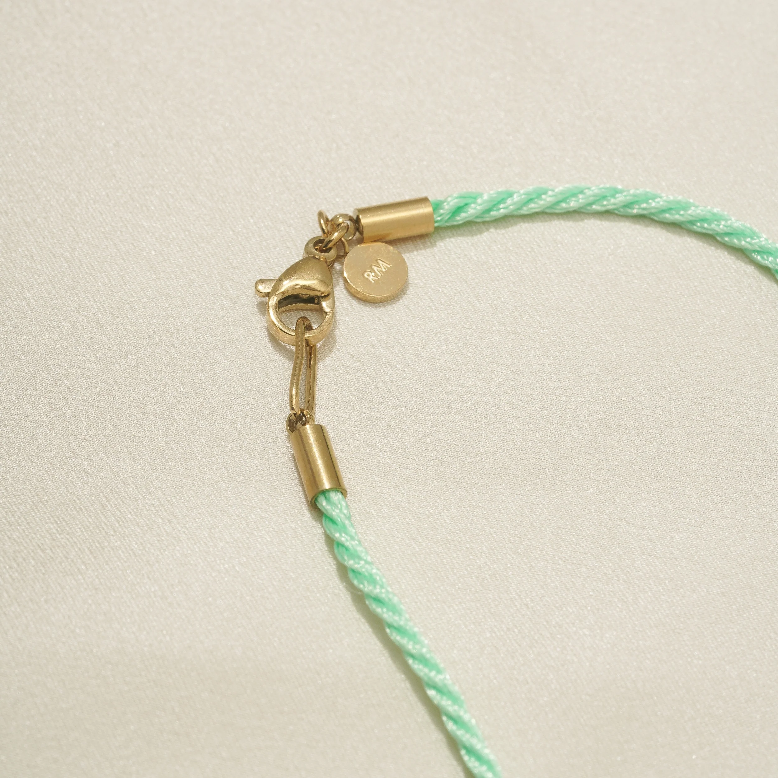 Mint Cord Necklace - Image 4