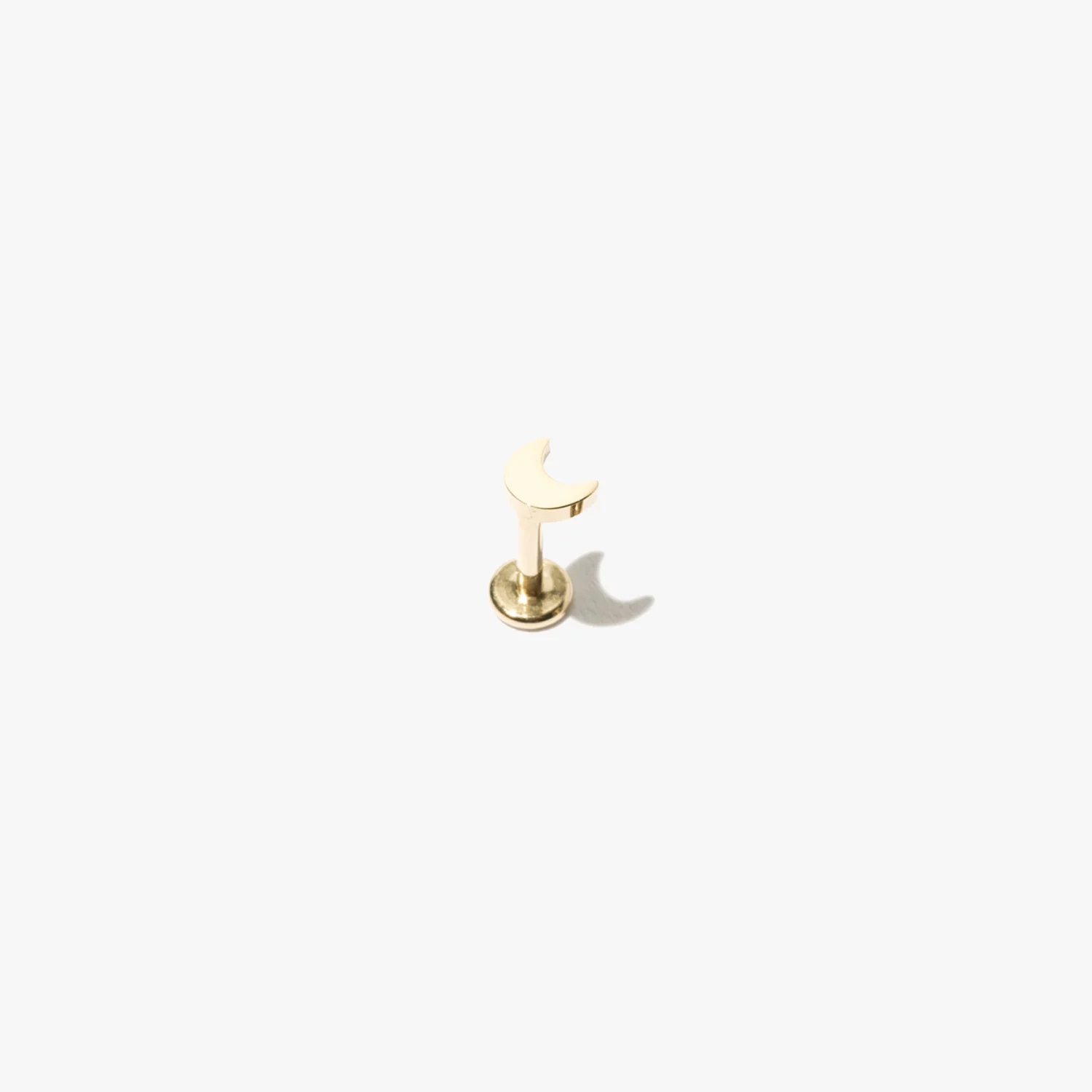 Moon Threaded Flat Back Stud (Single)